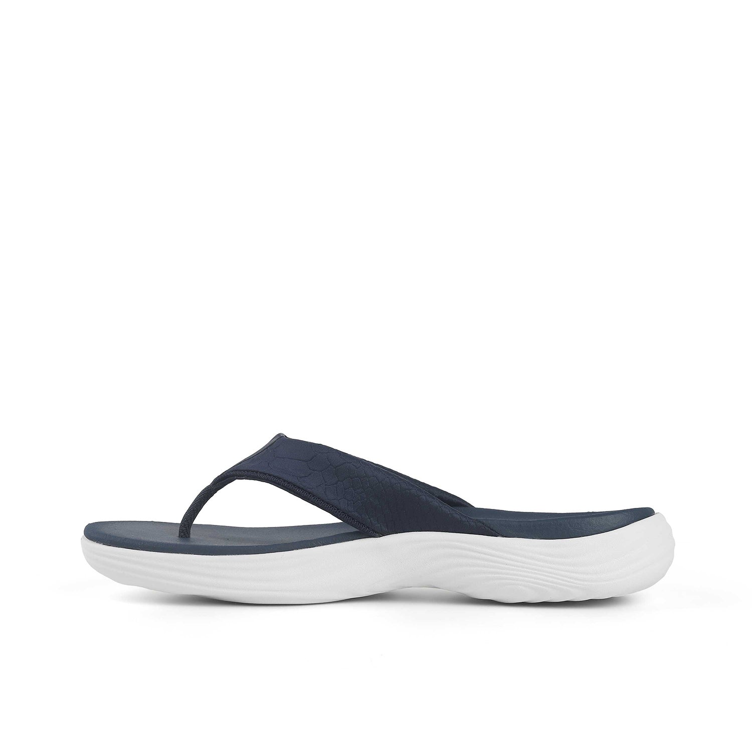 Clarks Women Lola Point Navy Flip Flop