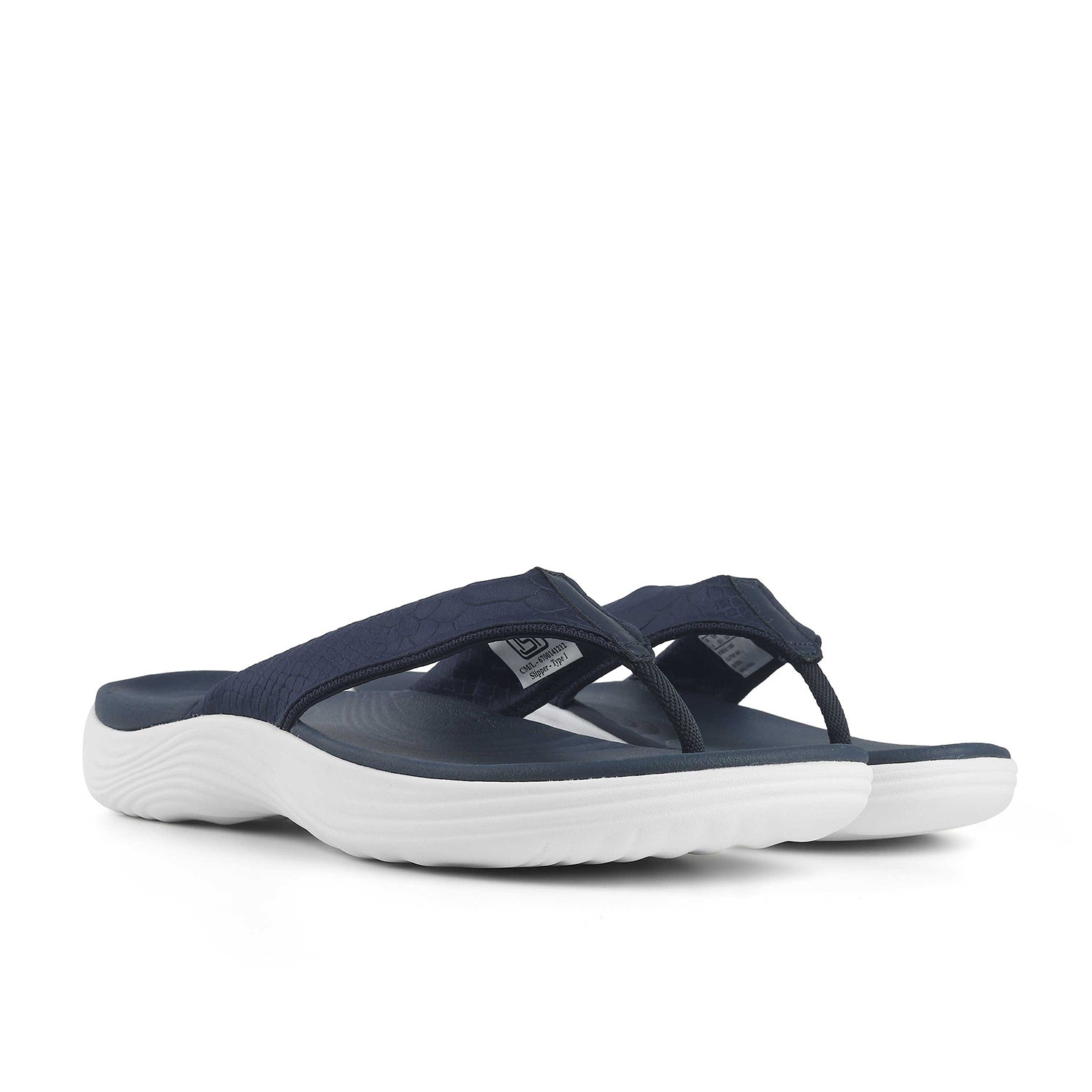 Clarks Women Lola Point Navy Flip Flop