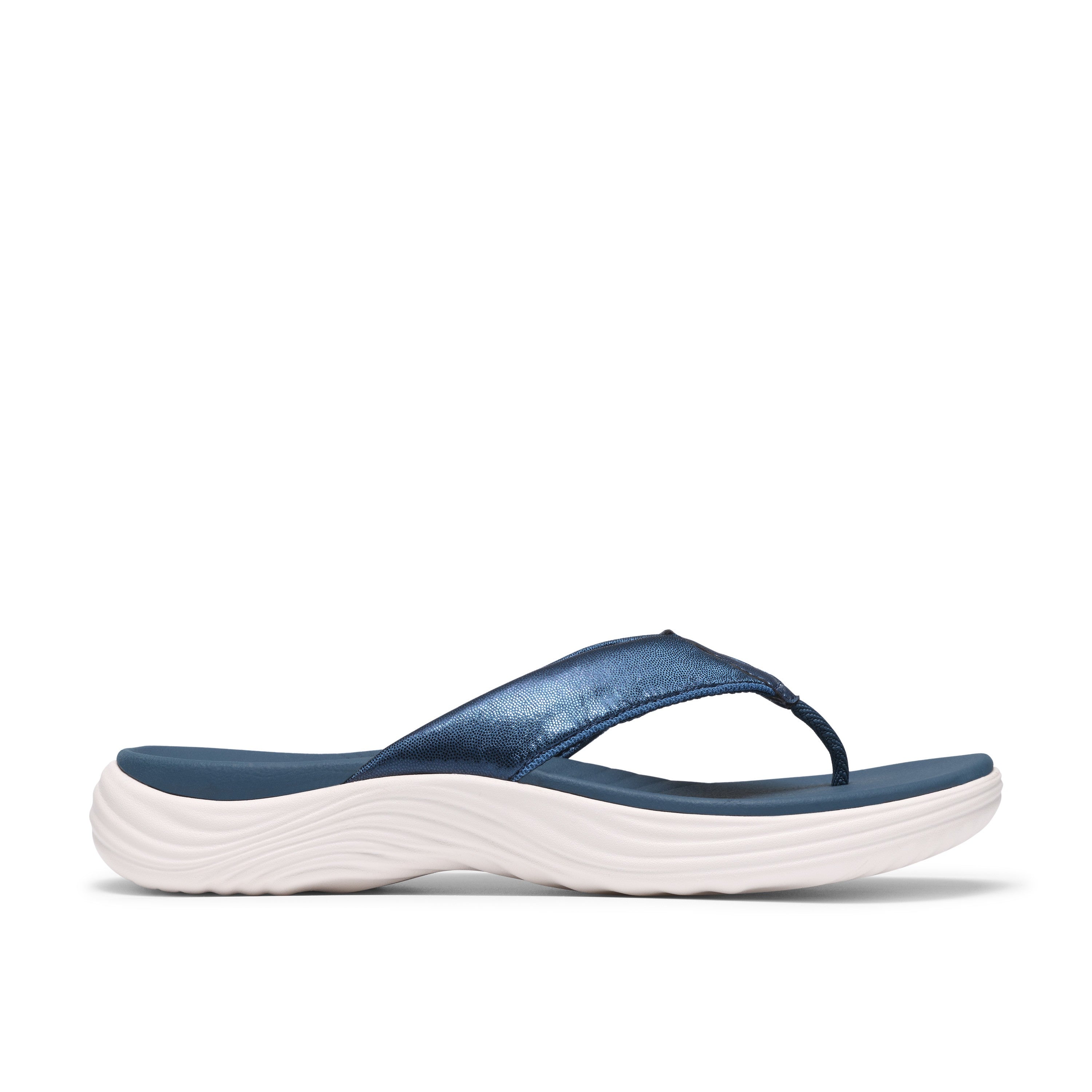 Clarks Women Blue Multi Lola Point Sandals