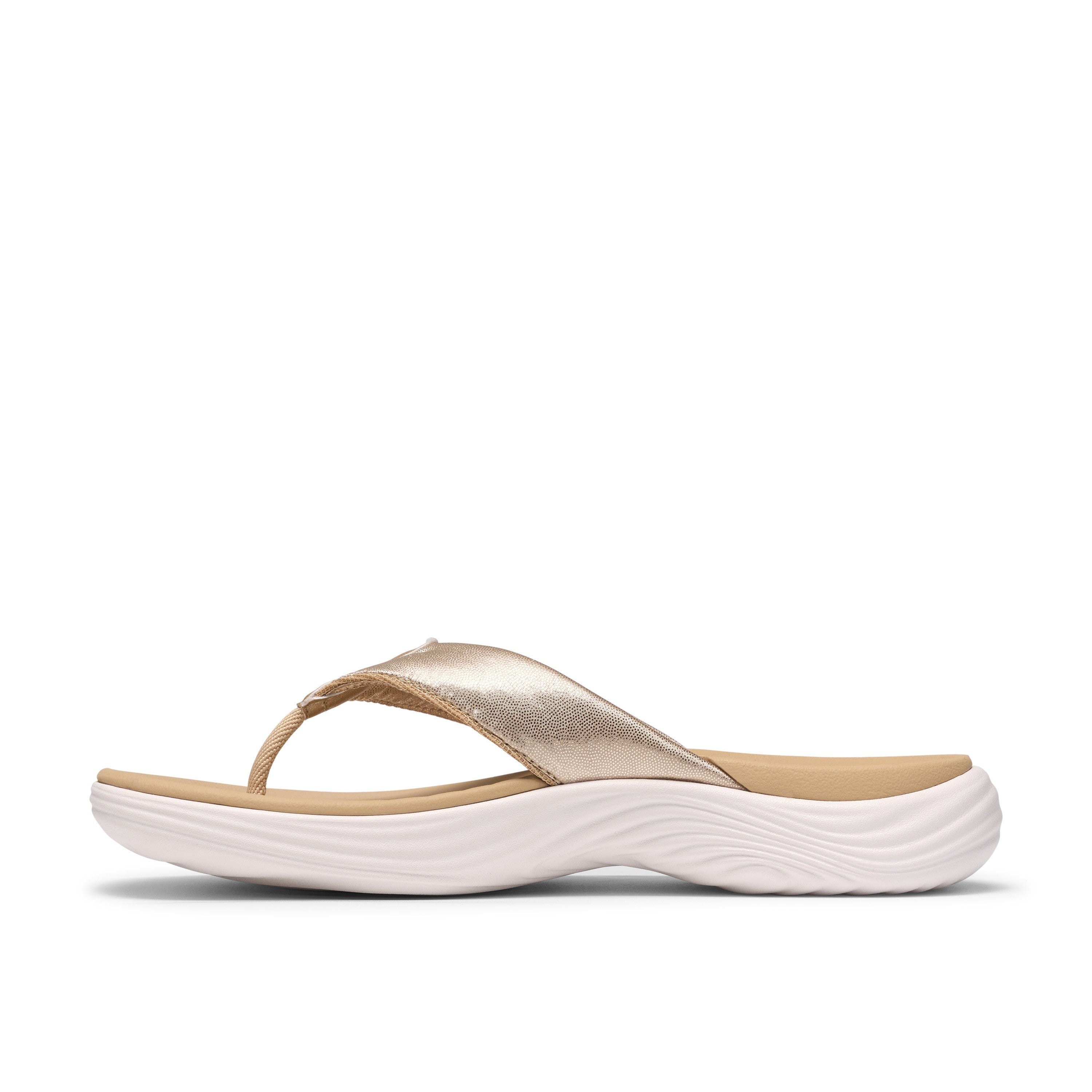 Clarks Women Beigemulti Lola Point Sandals
