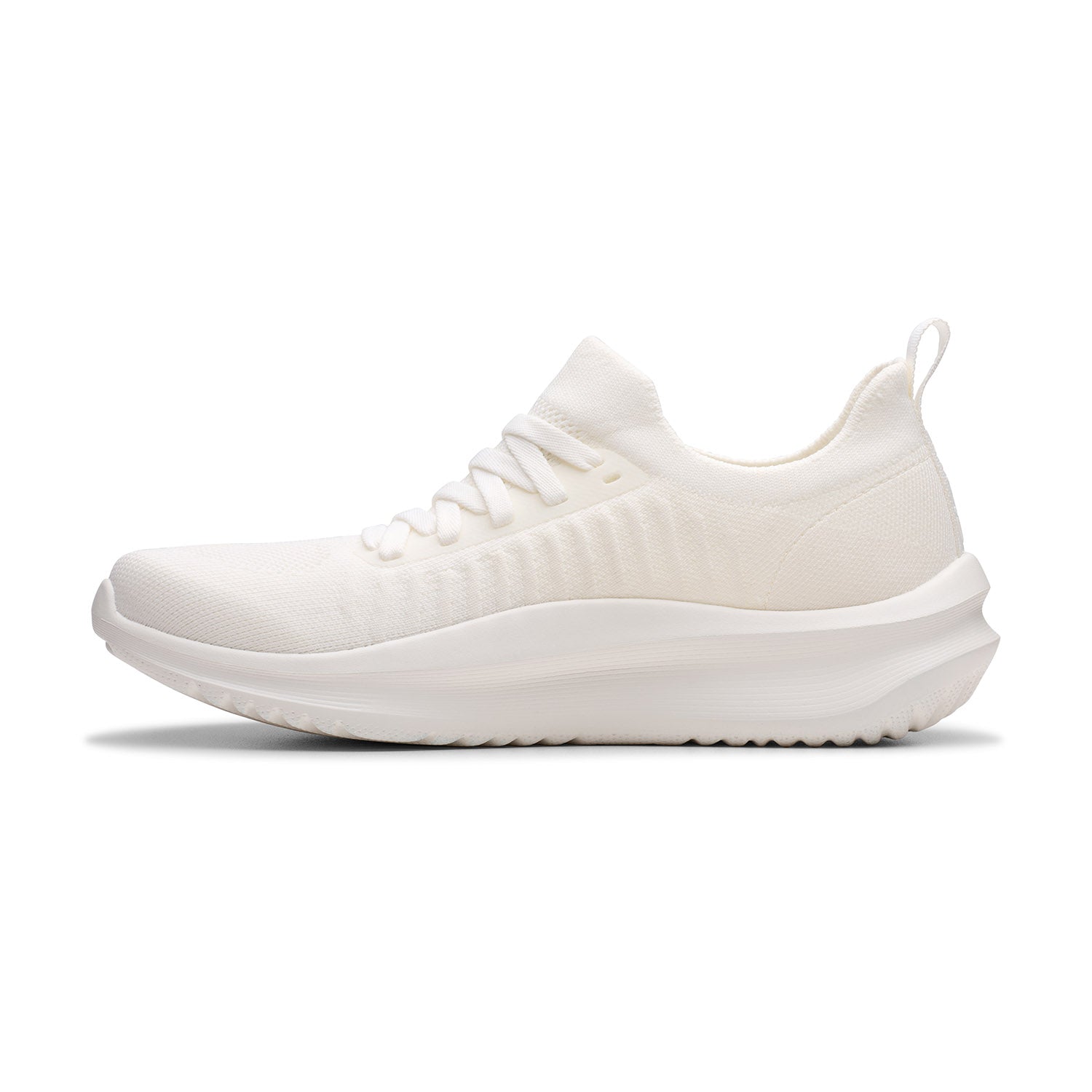 Clarks Women Solevana Lace White Shoes