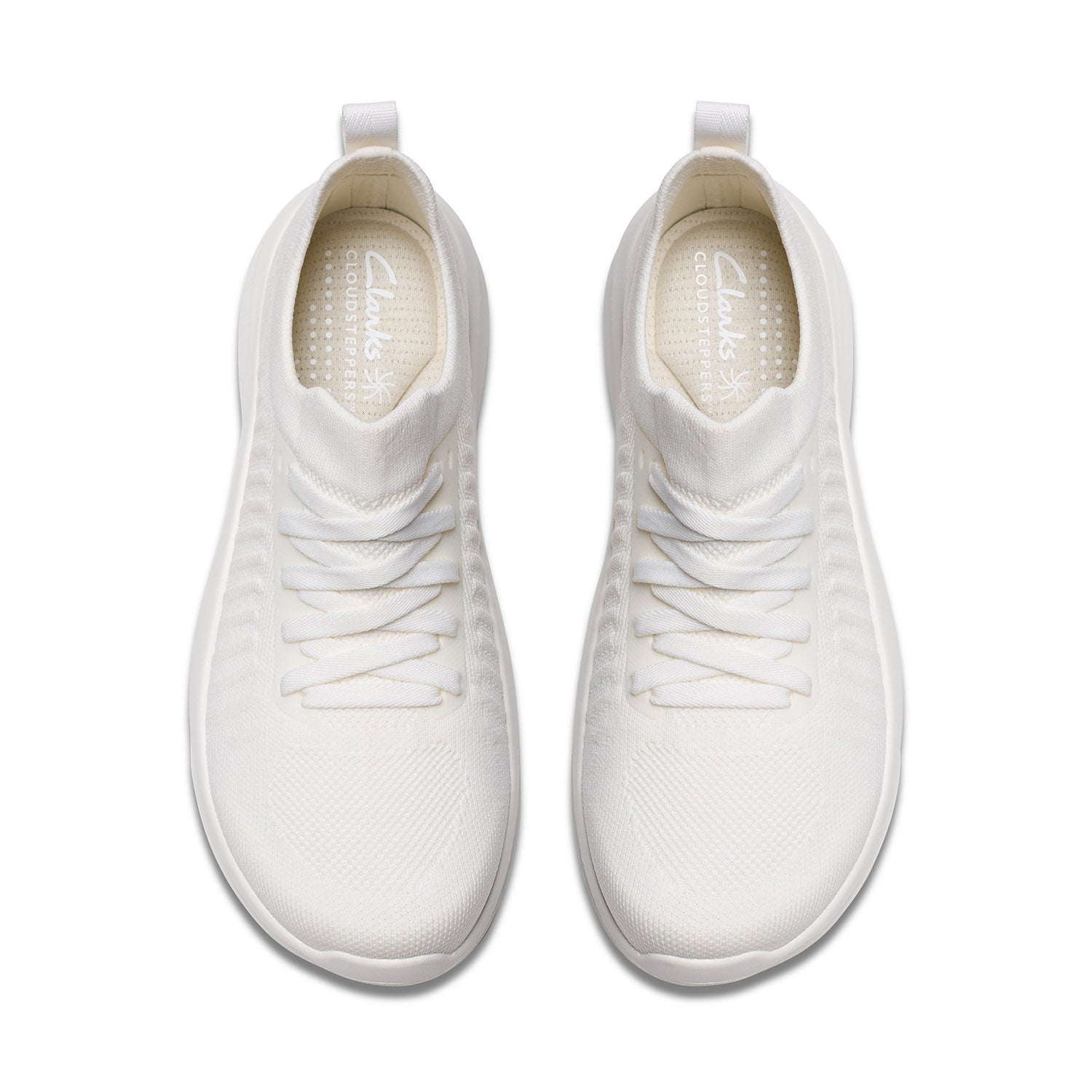 Clarks Women Solevana Lace White Shoes