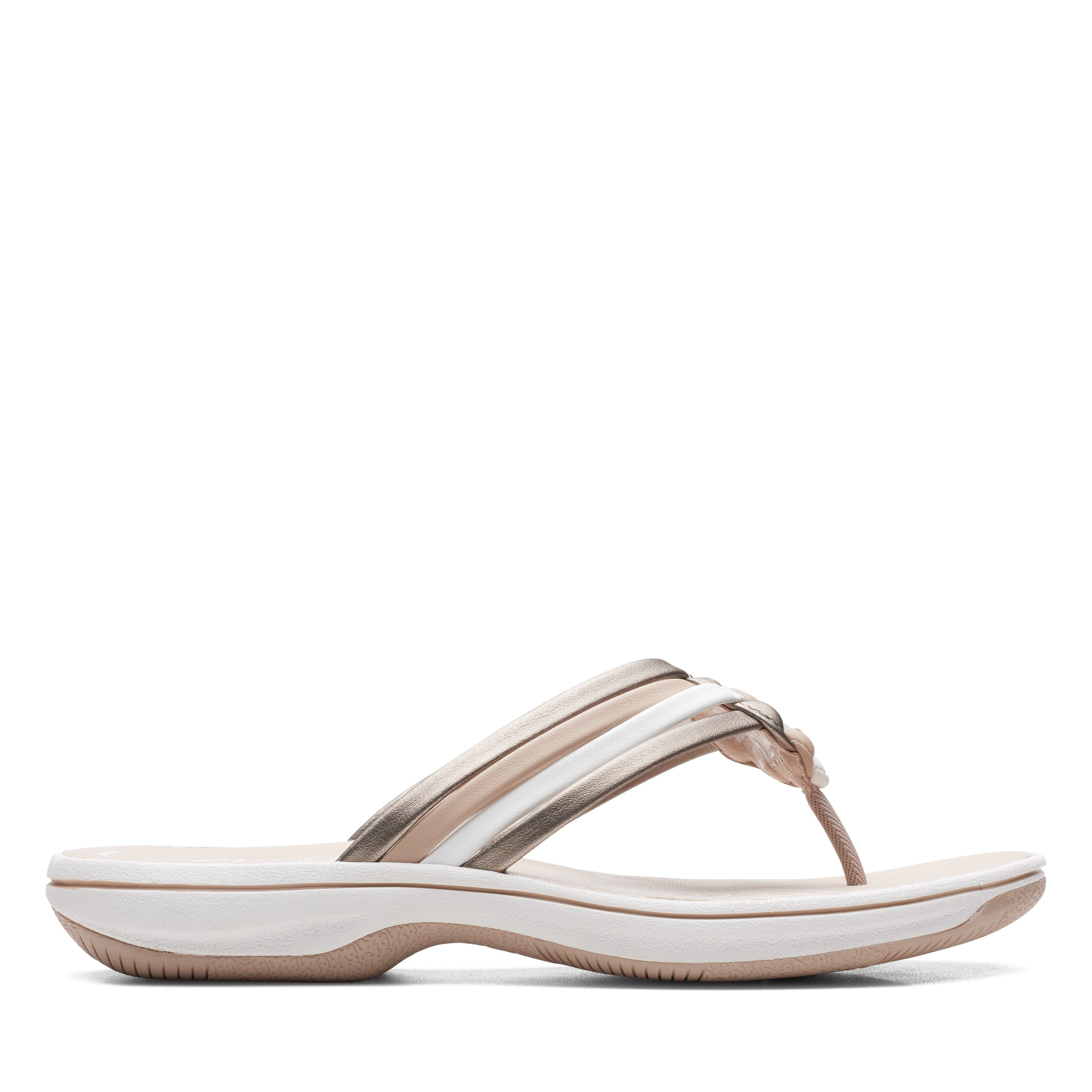 Clarks Women Black Mult Brinkley Coral Sandals