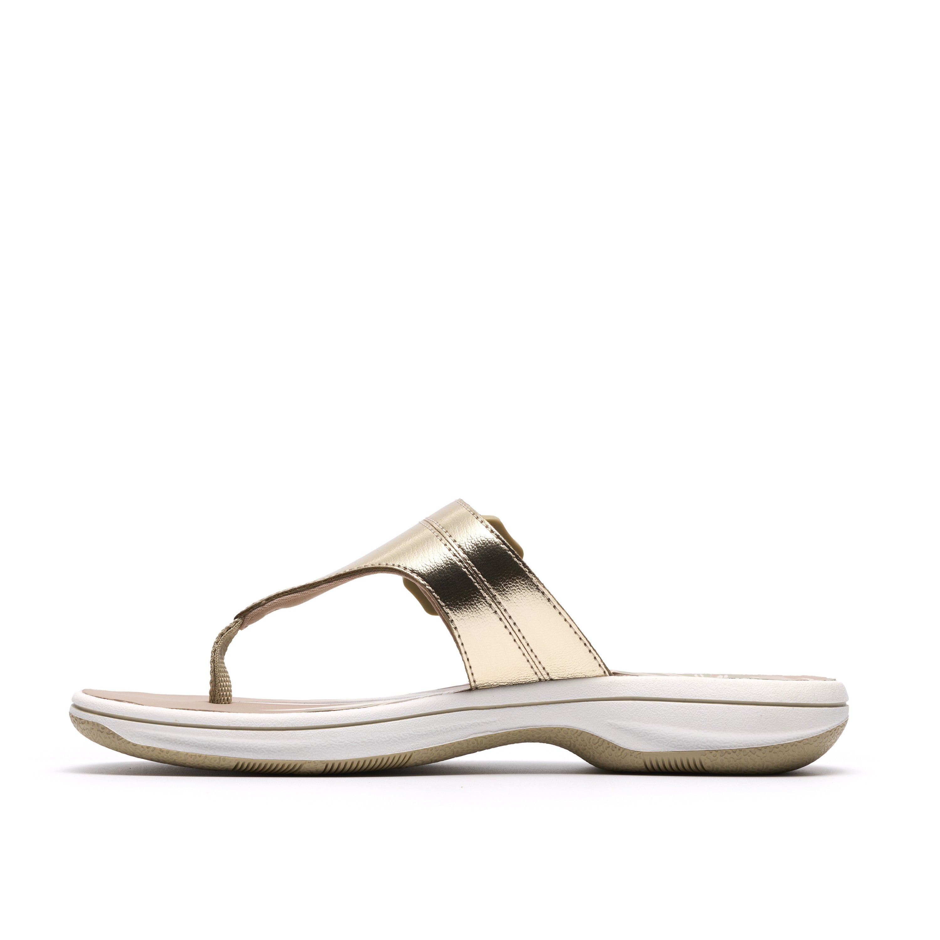 Clarks Women Gold Brinkley Cove Sandals