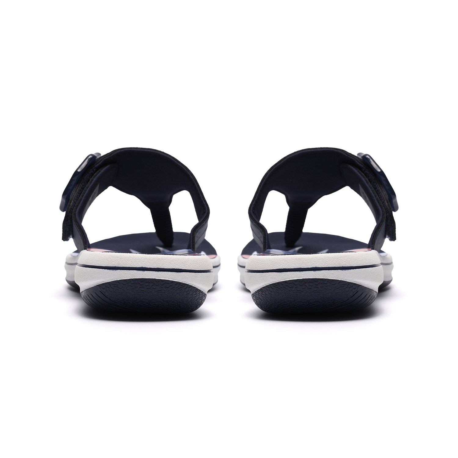 Clarks Women Brinkley Cove Blue-Navy Sandals