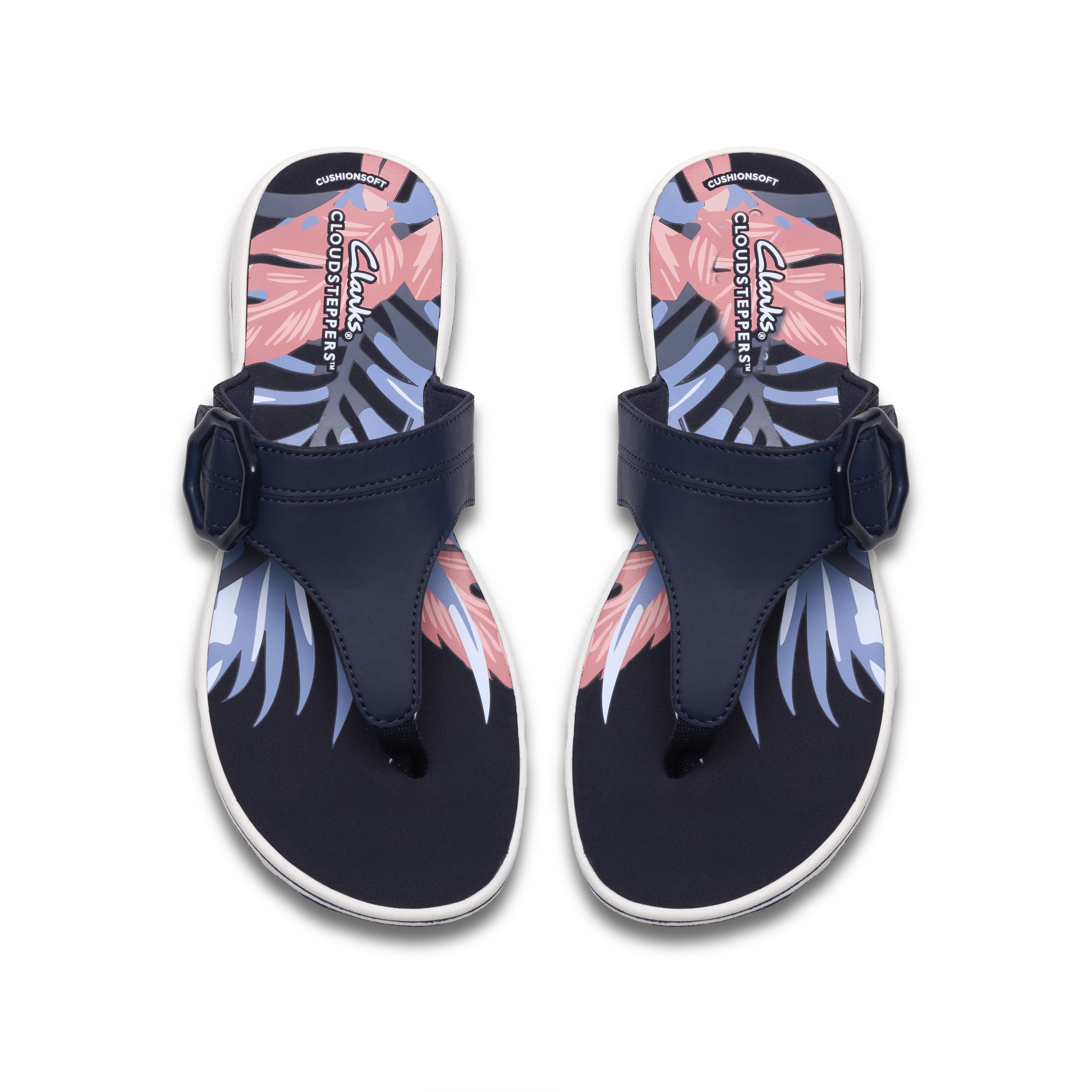 Clarks Women Blue-Navy Brinkley Cove Sandals