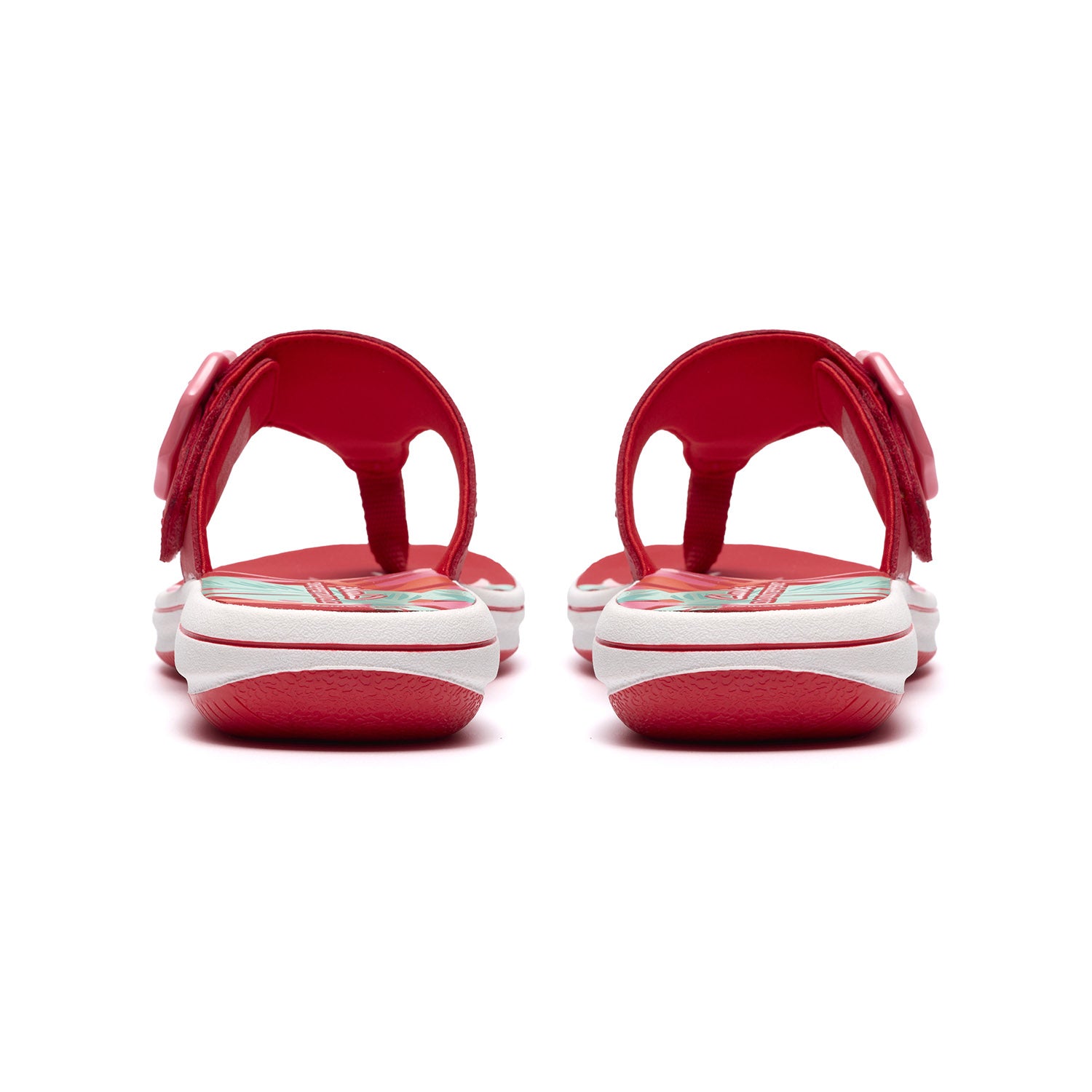 Clarks Women Brinkley Cove Red Sandals