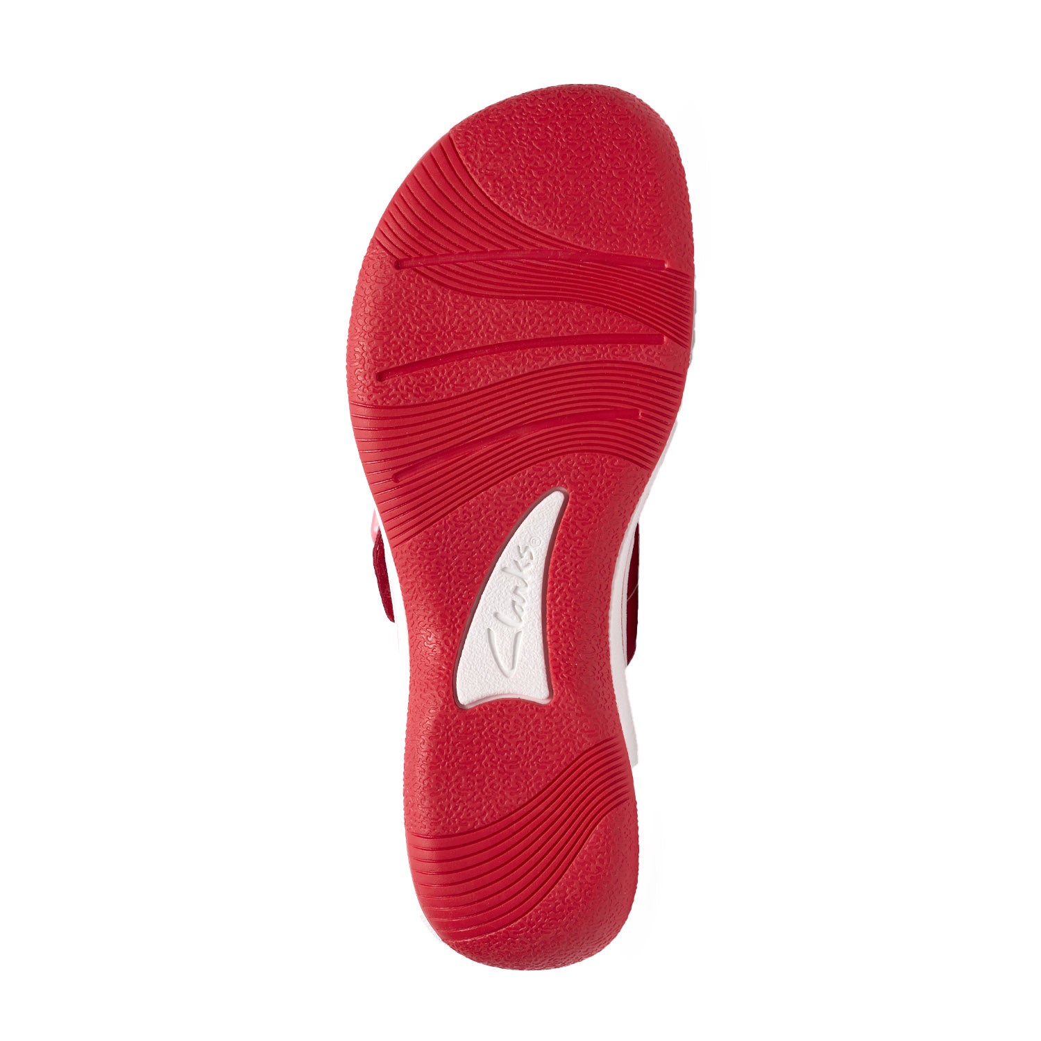 Clarks Women Brinkley Cove Red Sandals