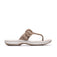 Clarks Women Brinkley Cove Beige Sandals