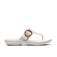 Clarks Women Brinkley Cove Off-White Sandals