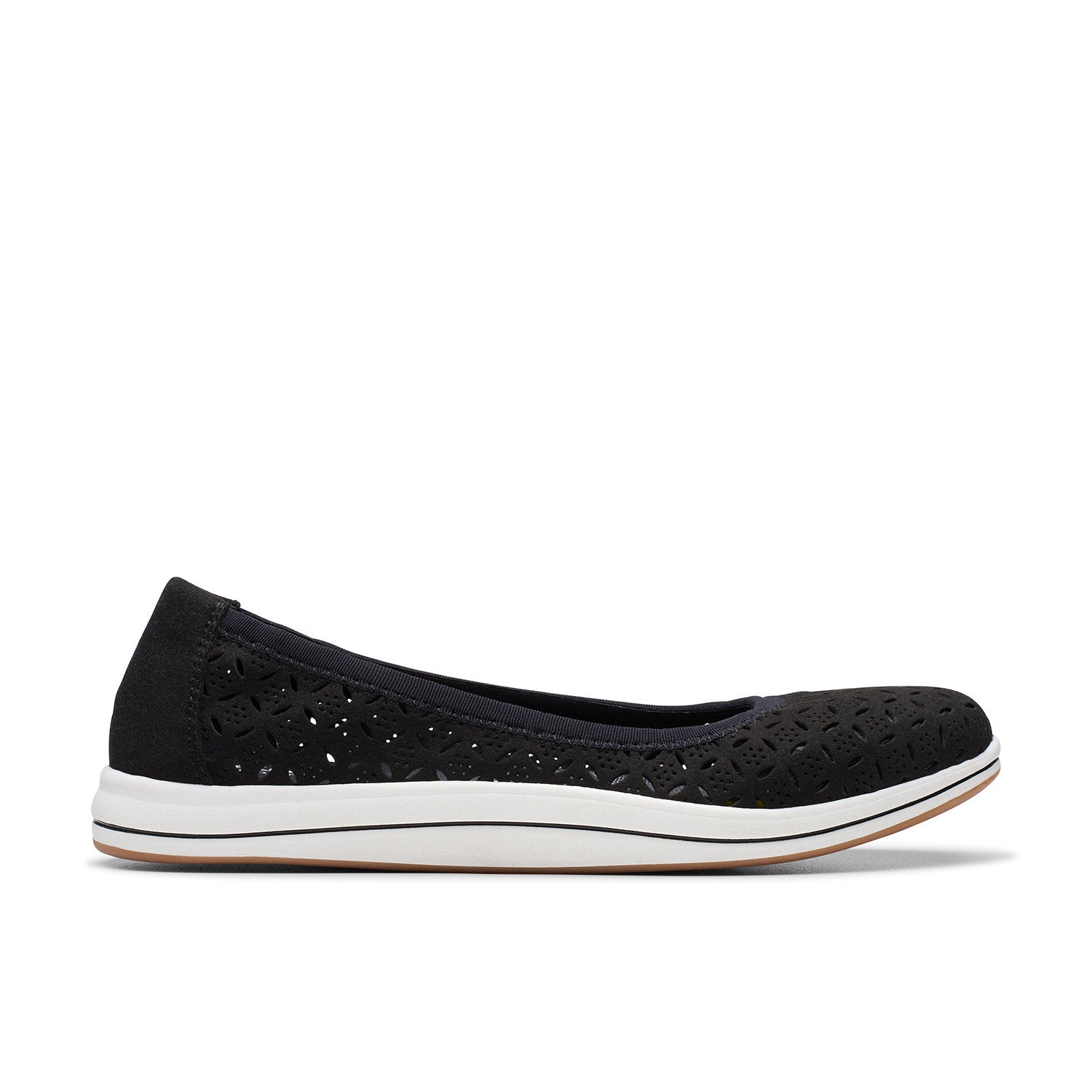 Clarks Women Brinkley Roam Black Shoes