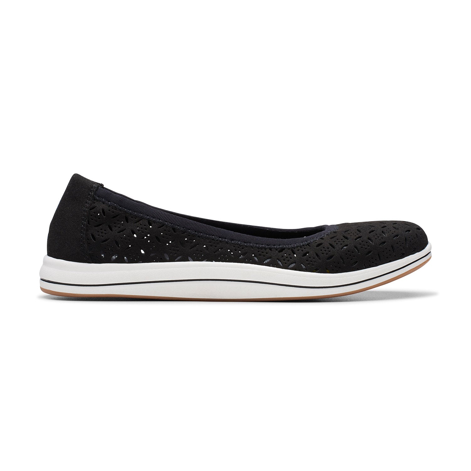 Clarks Women Brinkley Roam Black Shoes