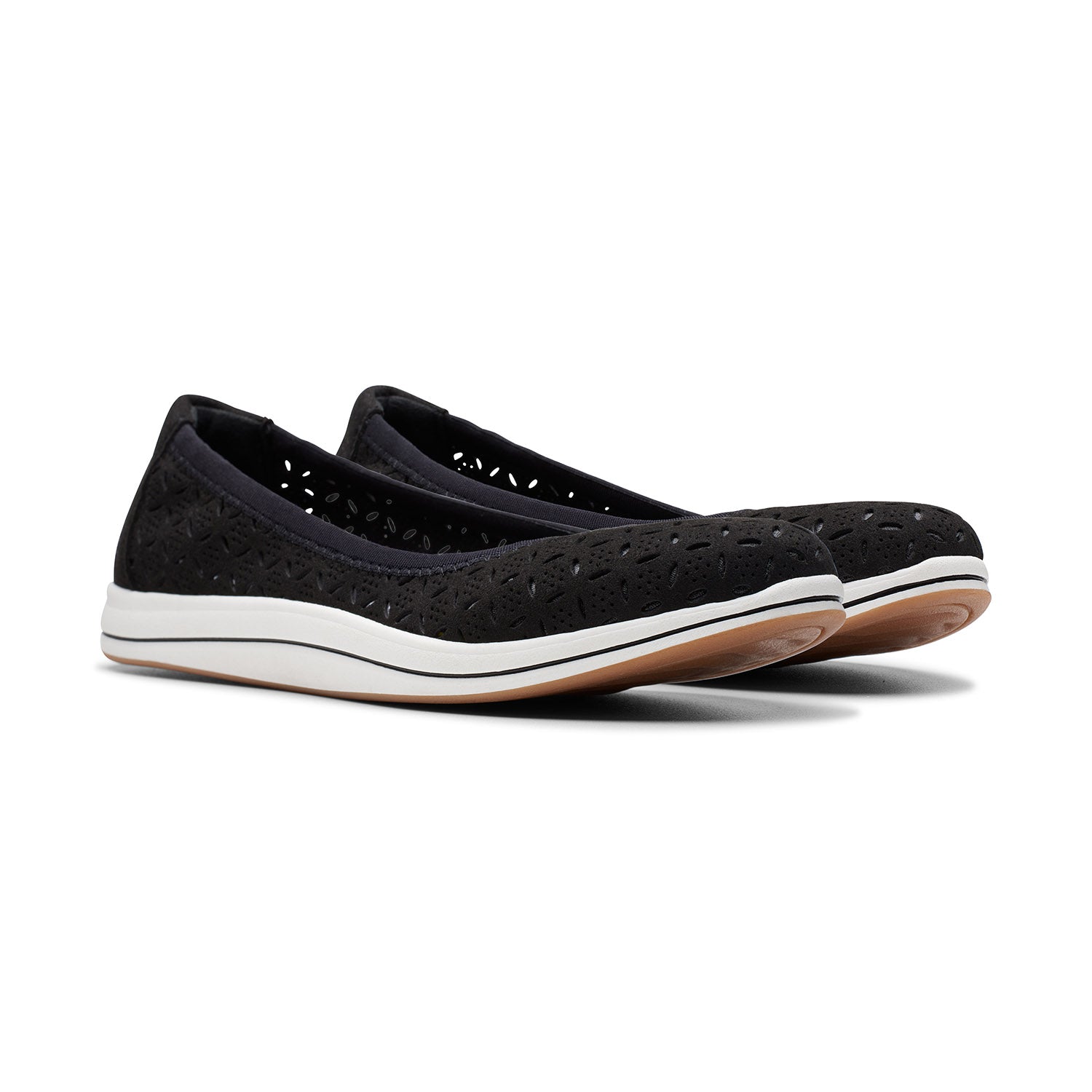 Clarks Women Brinkley Roam Black Shoes
