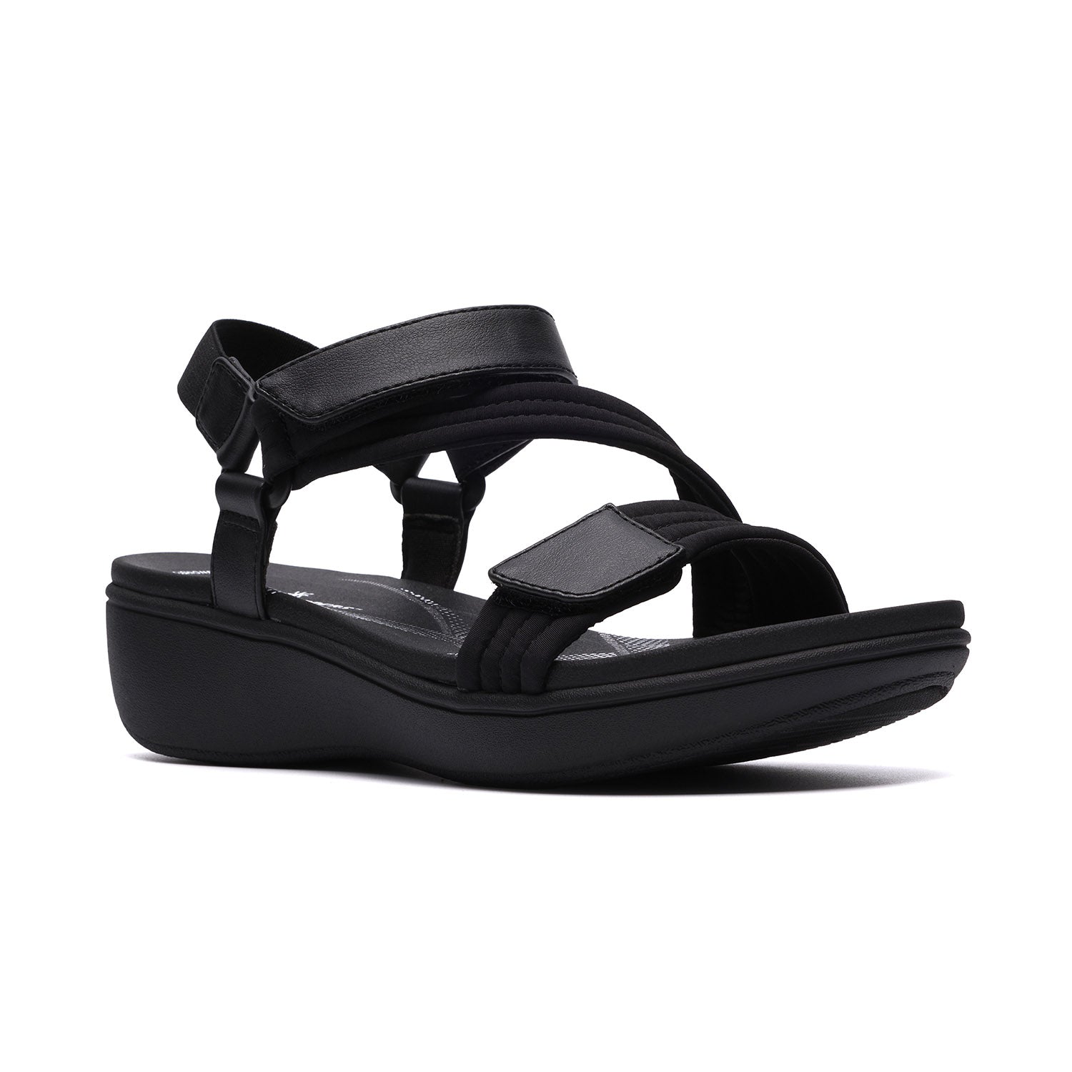 Clarks Women Brinkleyraesun Black Sandals