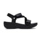 Clarks Women Brinkleyraesun Black Sandals