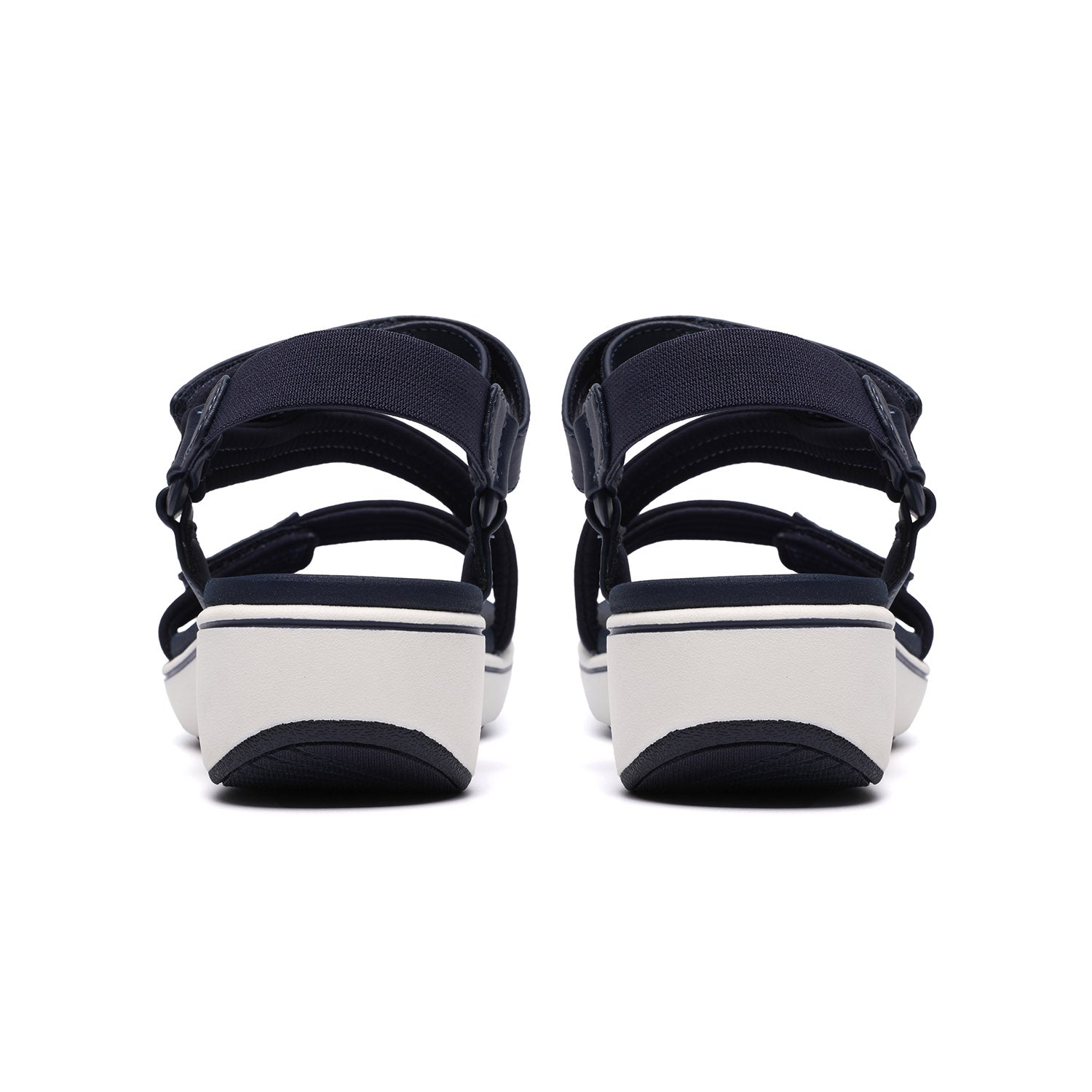 Clarks Women Brinkleyraesun Blue-Navy Sandals