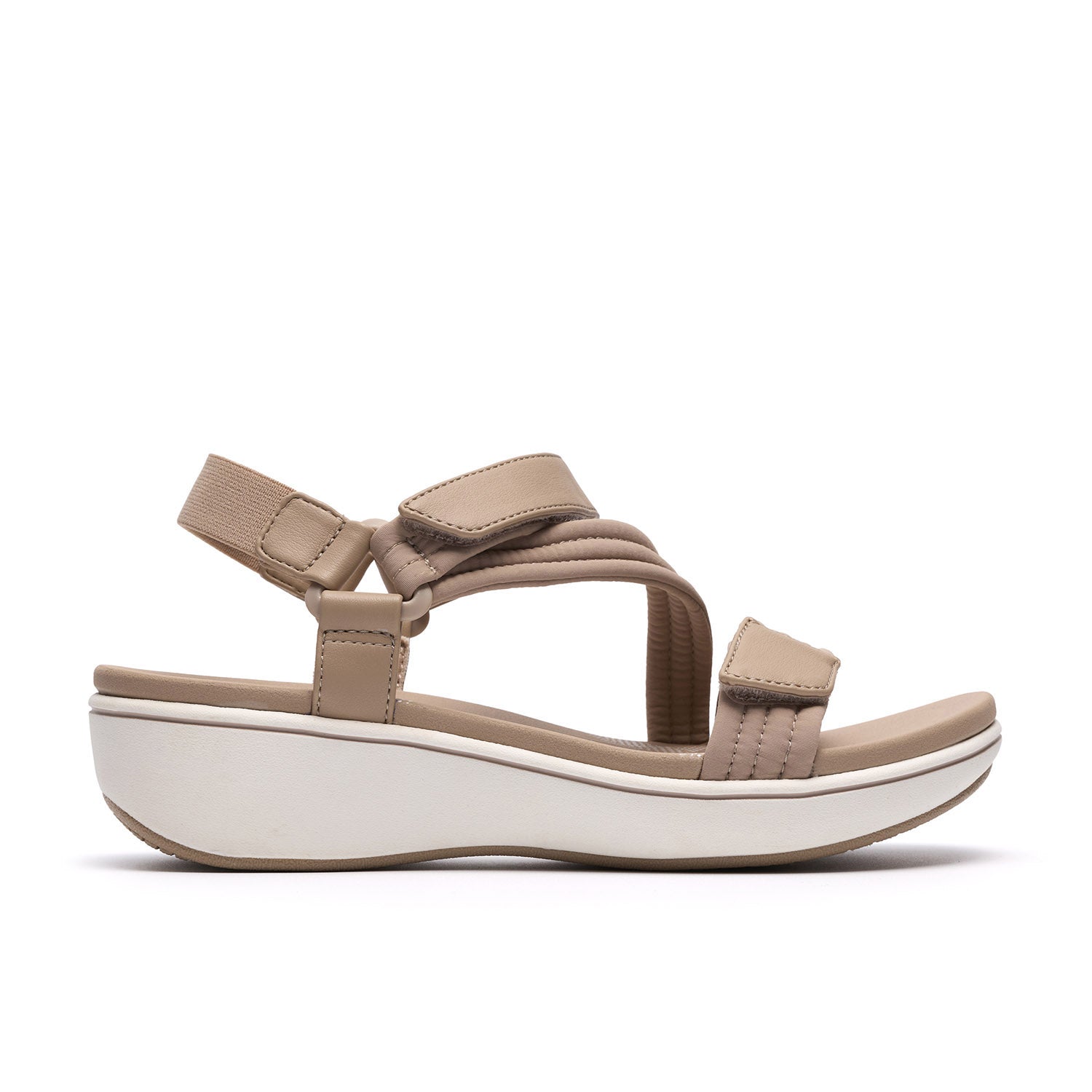 Clarks Women Brinkleyraesun Beige Sandals