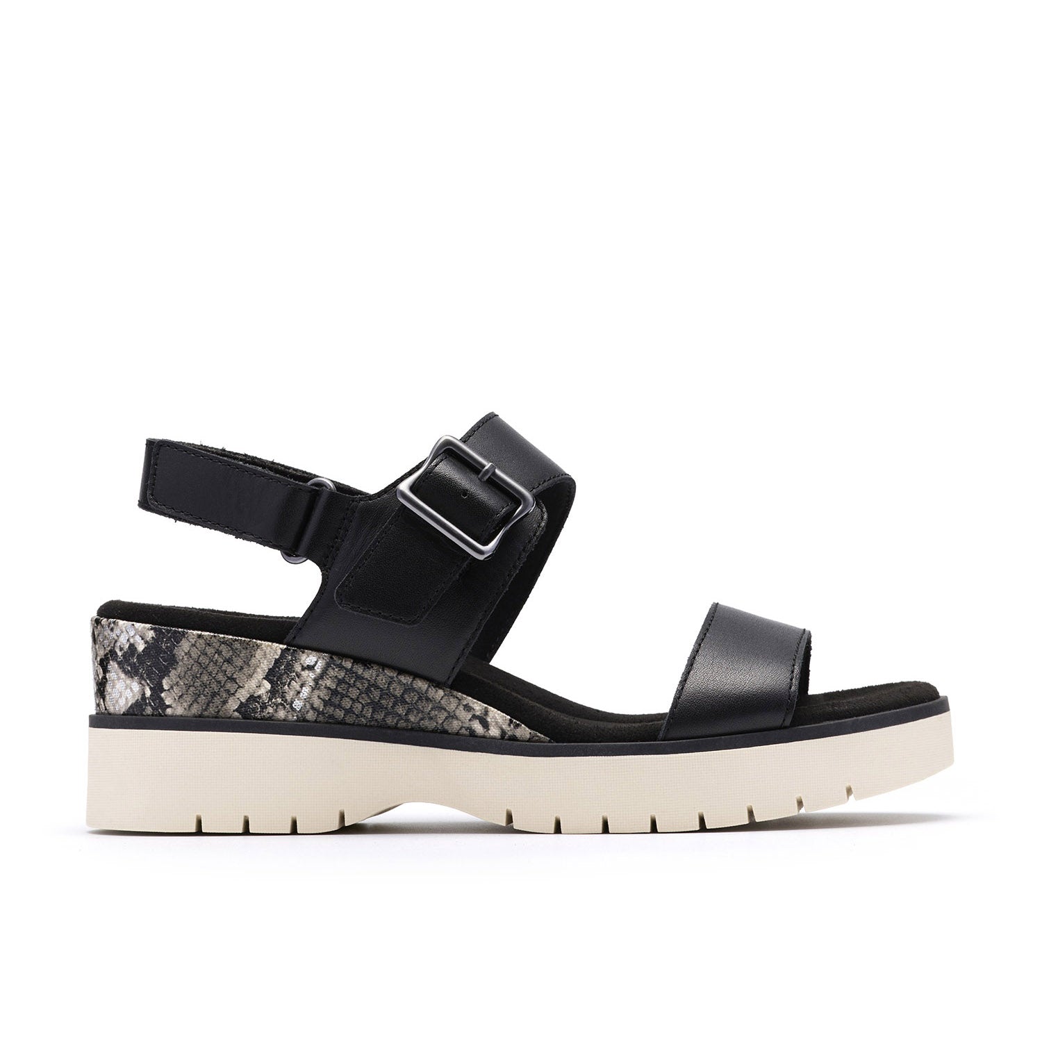 Clarks Women Diaz Rose Black Mult Sandals