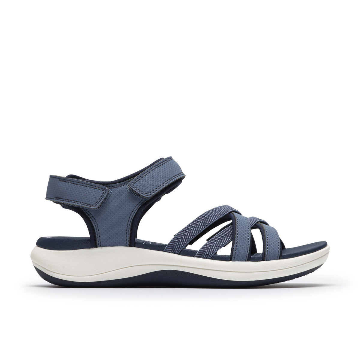Clarks Women Mira Shore Blue-Navy Sandals - BLUE / 3