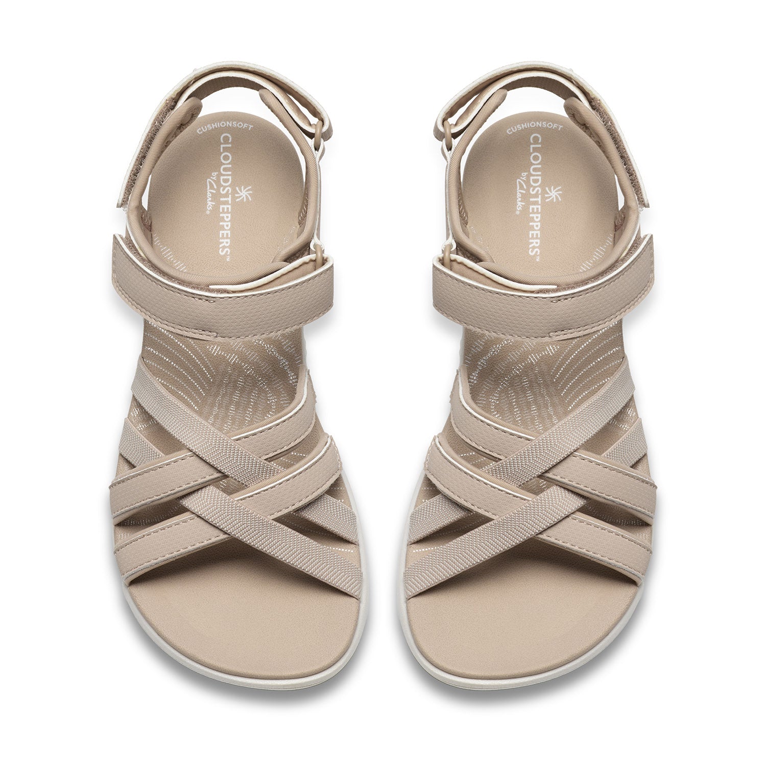 Clarks Women Mira Shore Beige Sandals