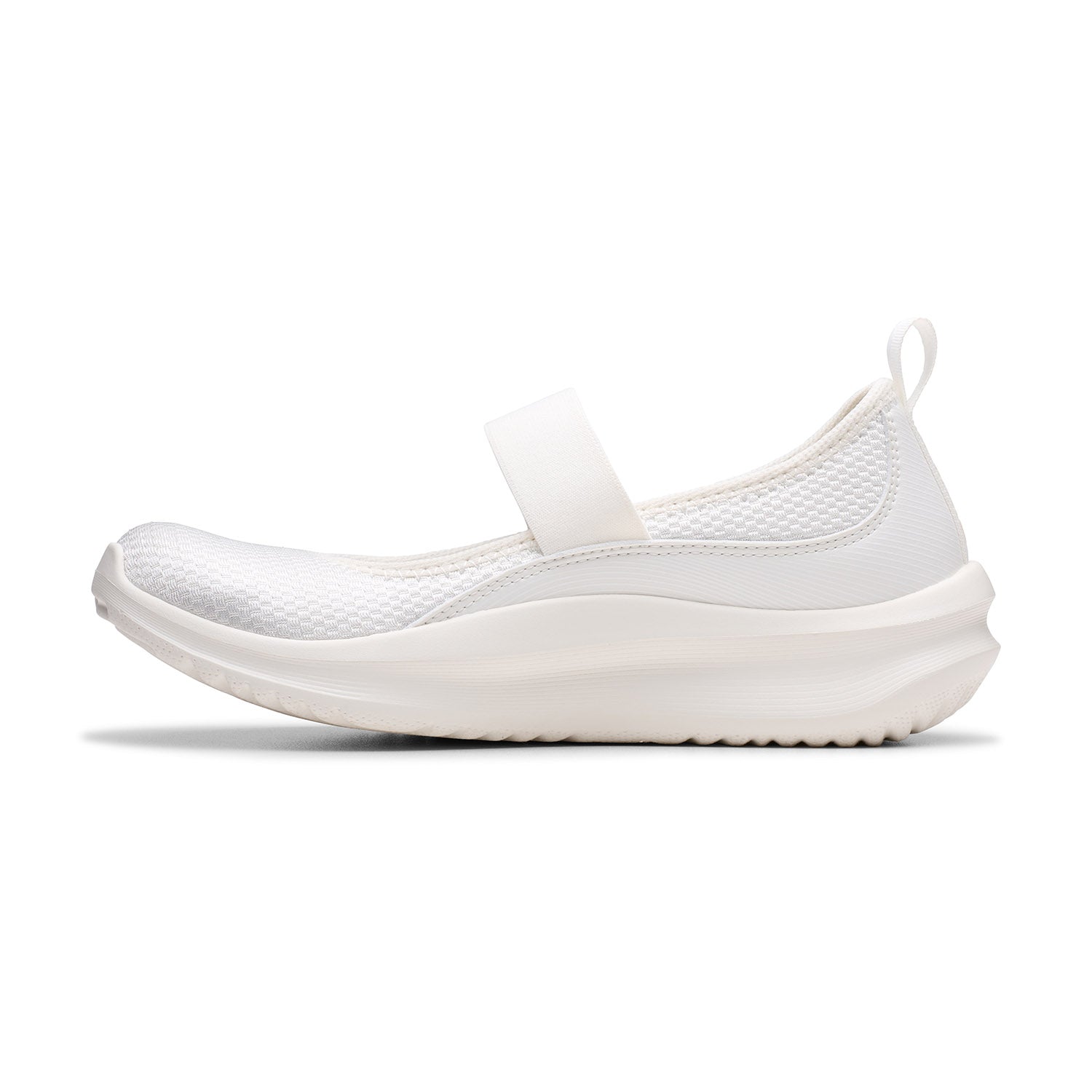 Clarks Women White Solevana Jane Shoes