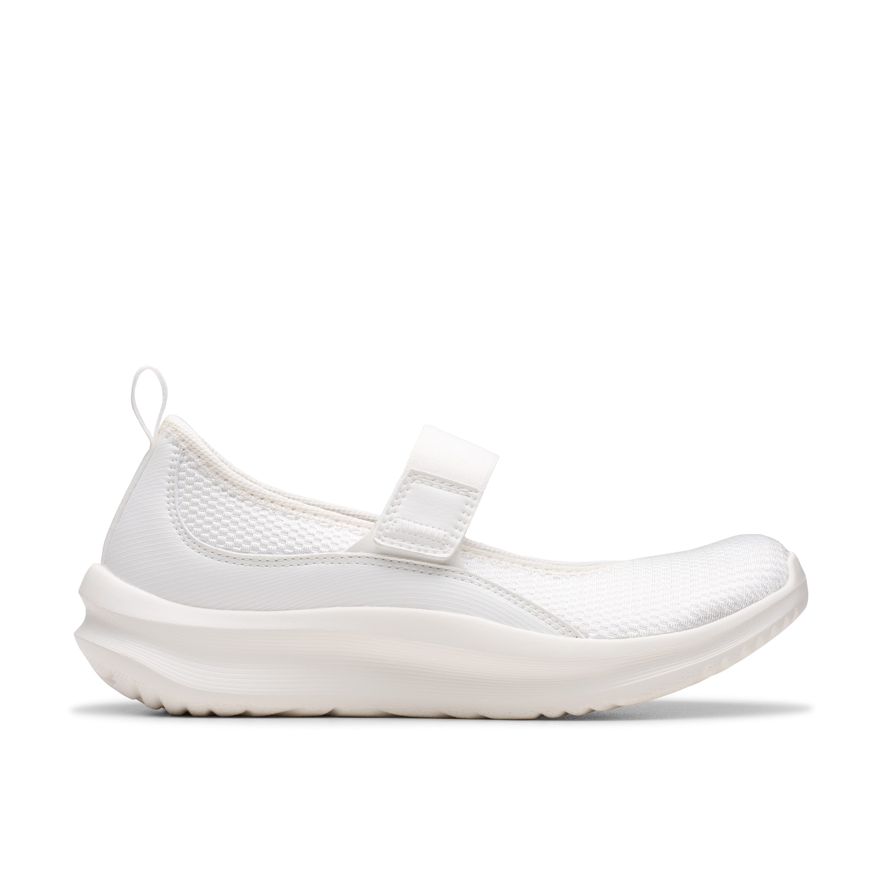 Clarks Women White Solevana Jane Shoes