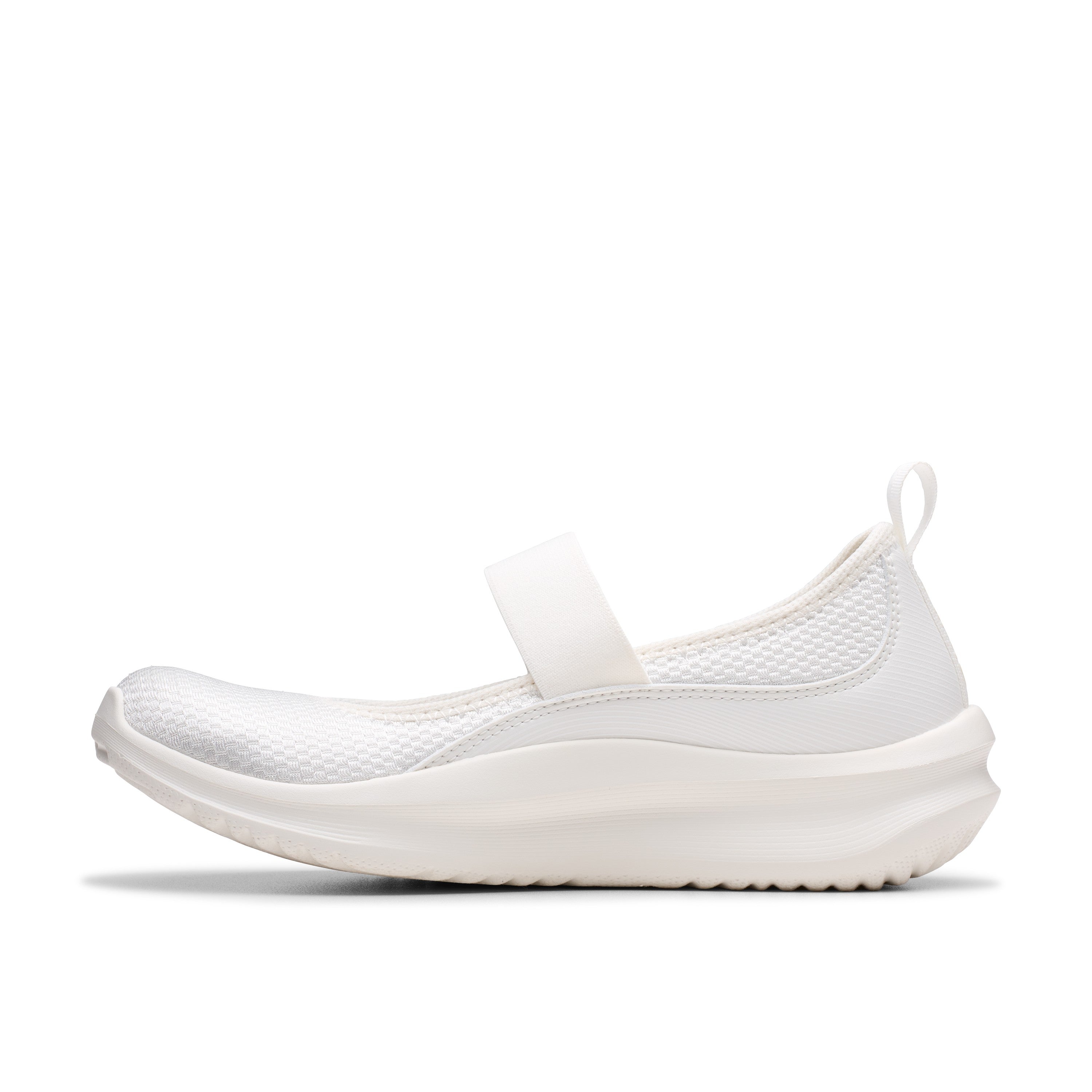 Clarks Women White Solevana Jane Shoes