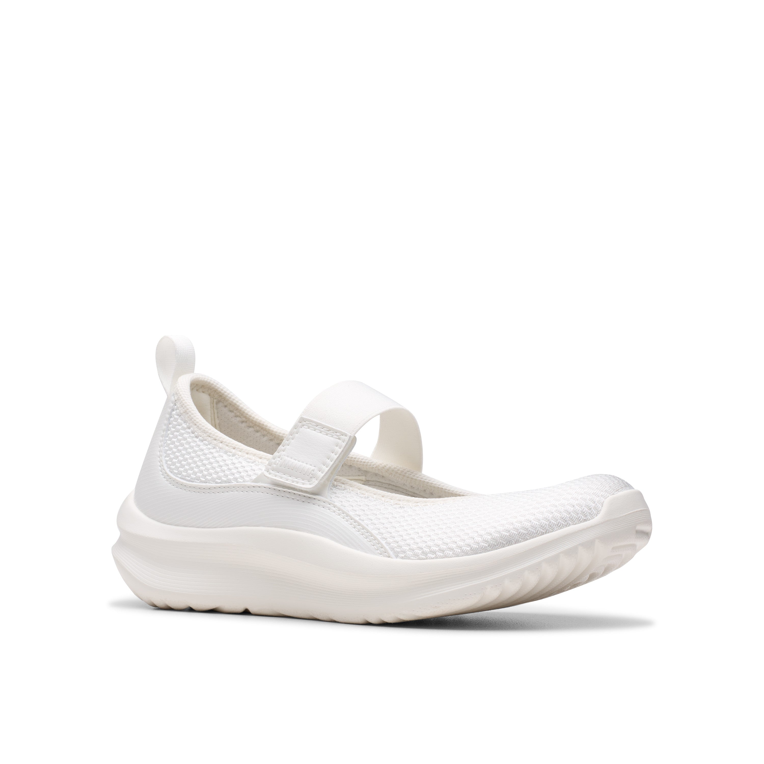 Clarks Women White Solevana Jane Shoes