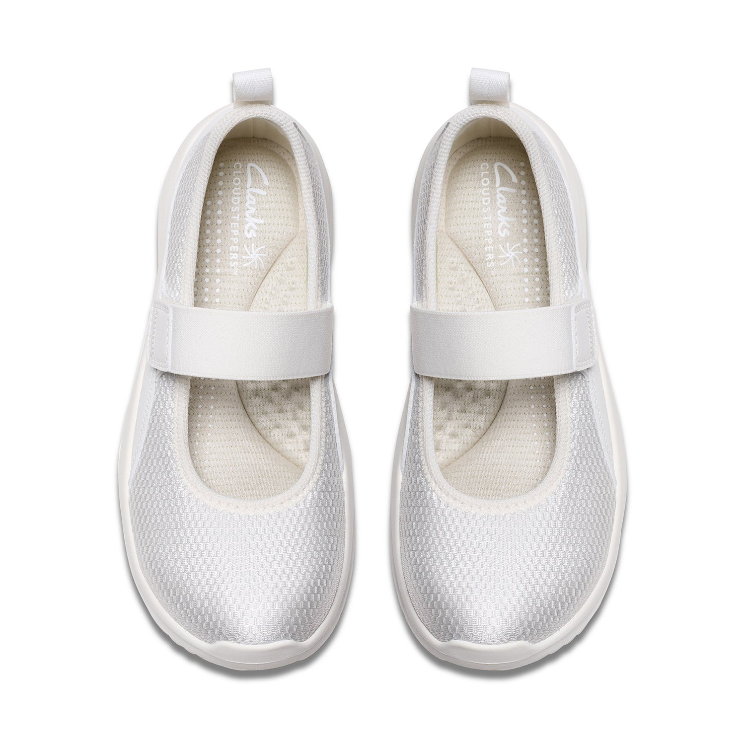 Clarks Women Solevana Jane White Shoes