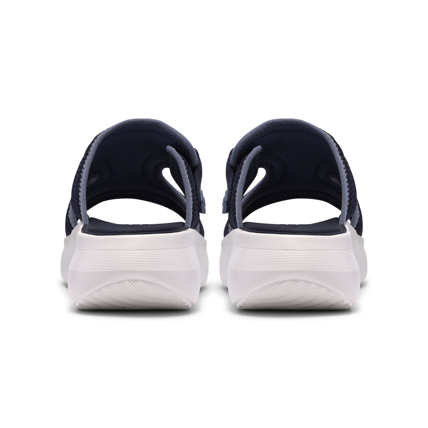 Clarks Women Solevana Mist Blue-Navy Sandals