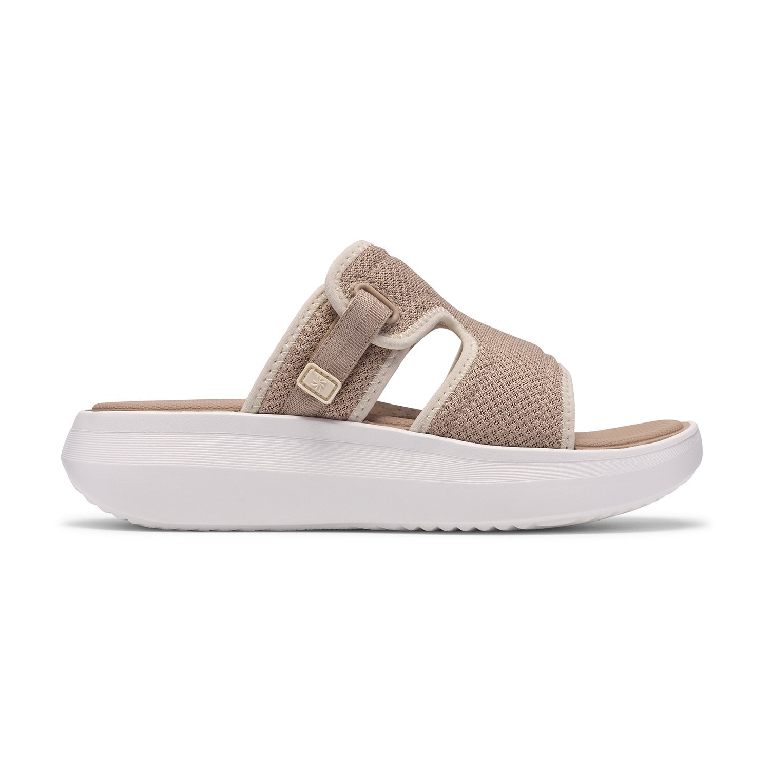 Clarks Women Solevana Mist Beige Sandals