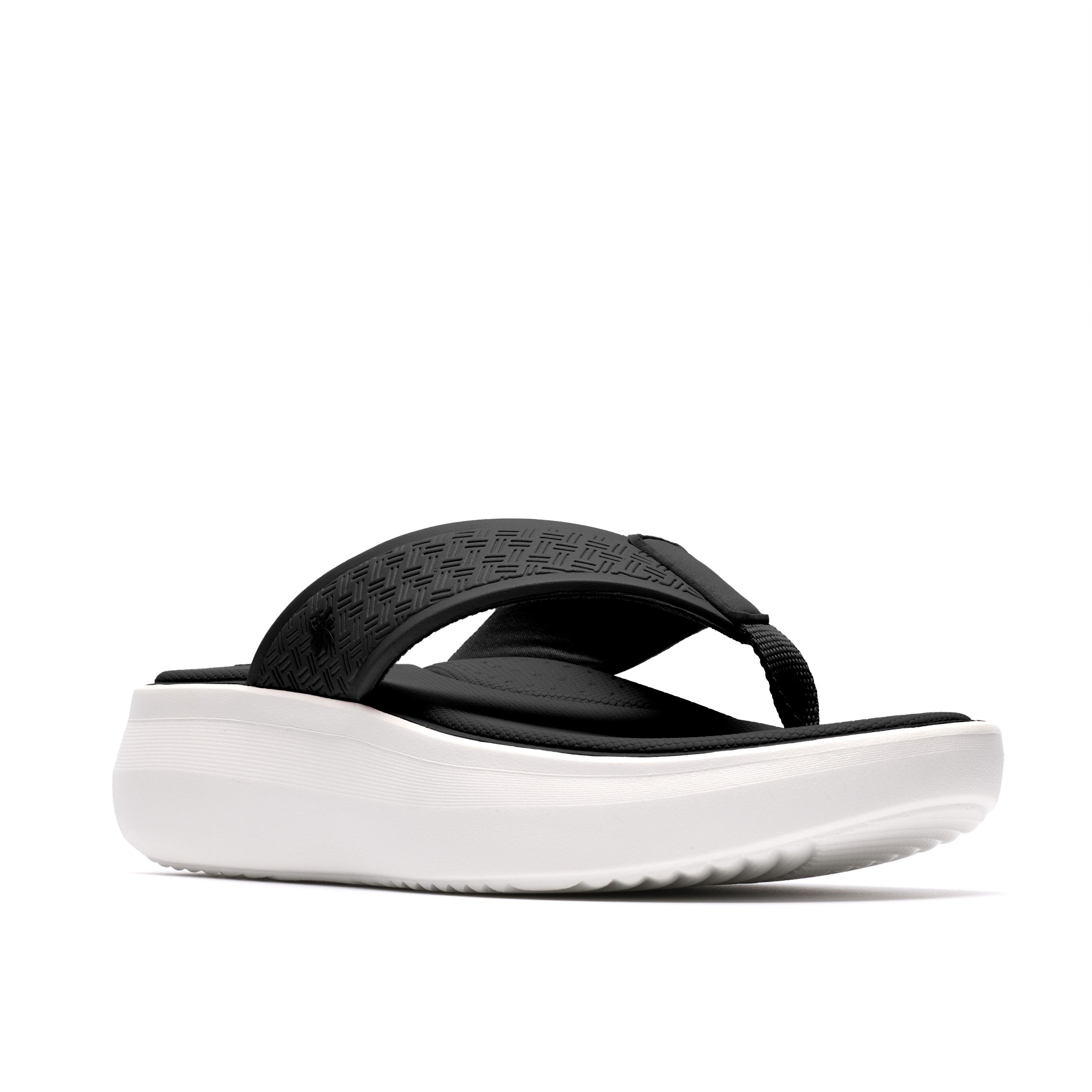 Clarks Women Black Solevana Post 2 Sandals