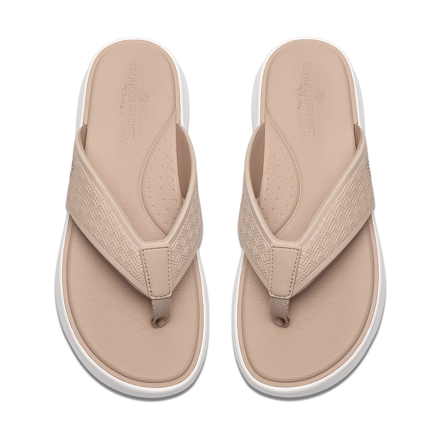 Clarks Women Solevana Post Beige Sandals