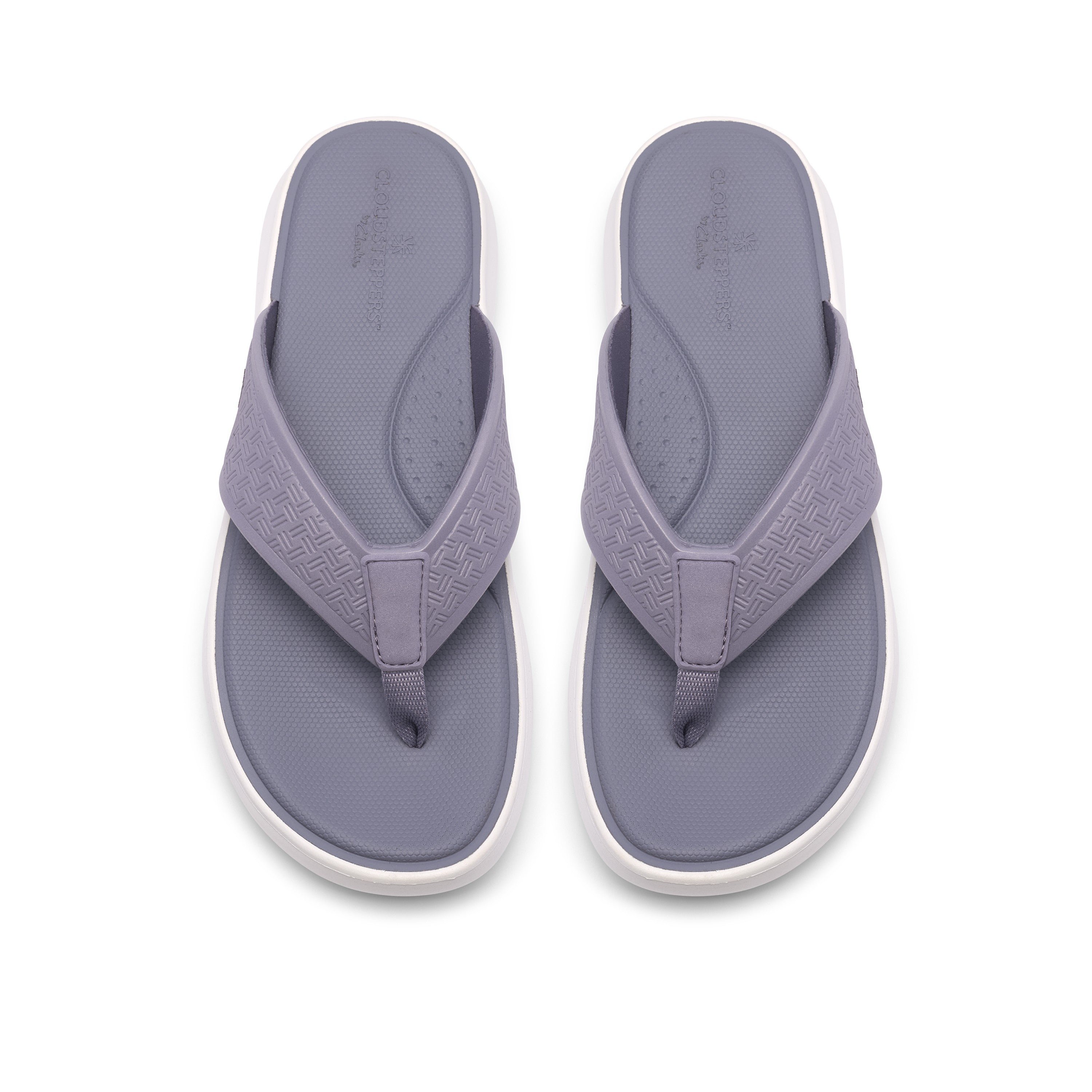 Clarks Women Purple-Mul Solevana Post 2 Sandals