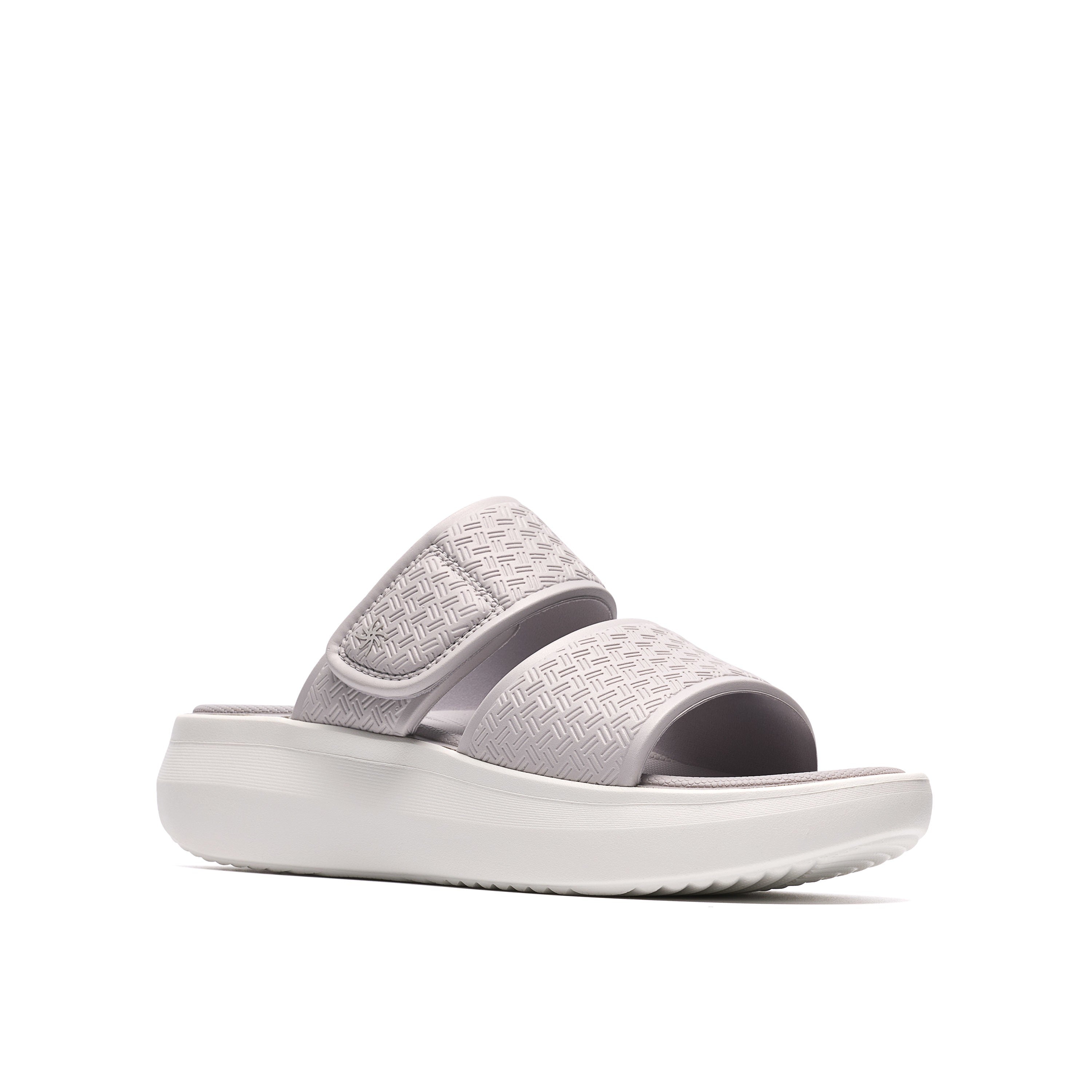 Clarks Women Light Grey Solevana Star2 Sandals