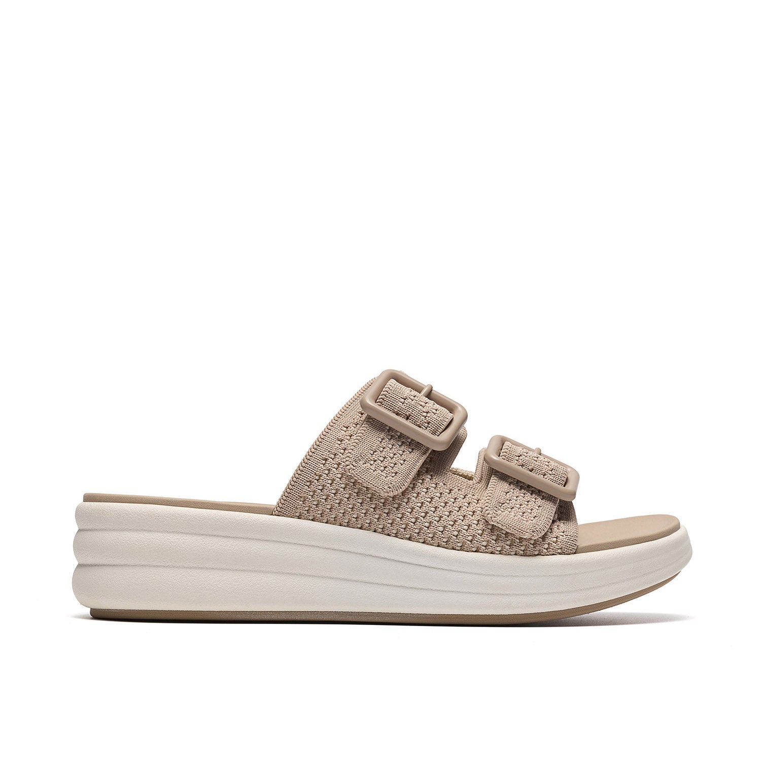 Clarks Women Drift Faye Beige Sandals