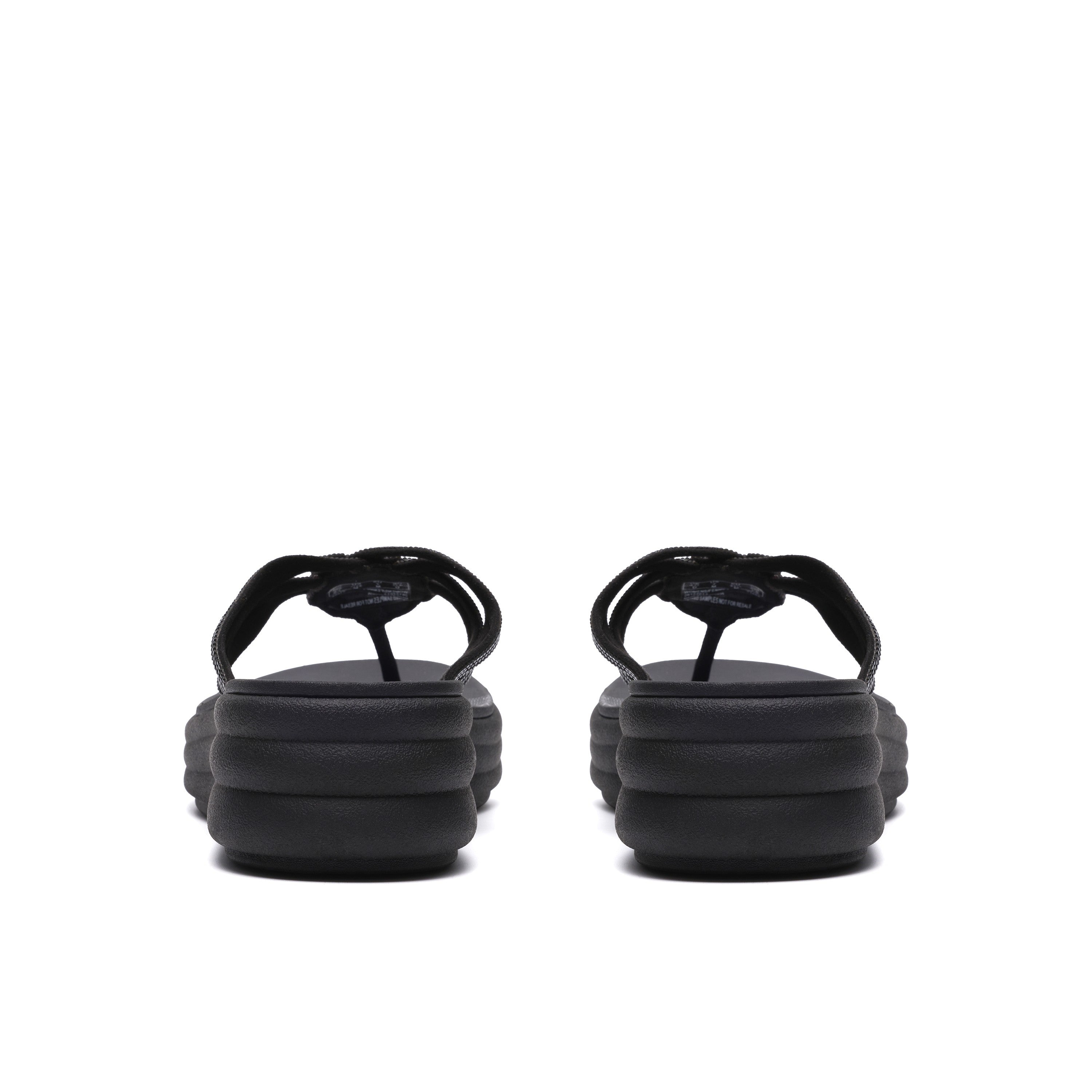 Clarks Women Black Drift Gem Sandals
