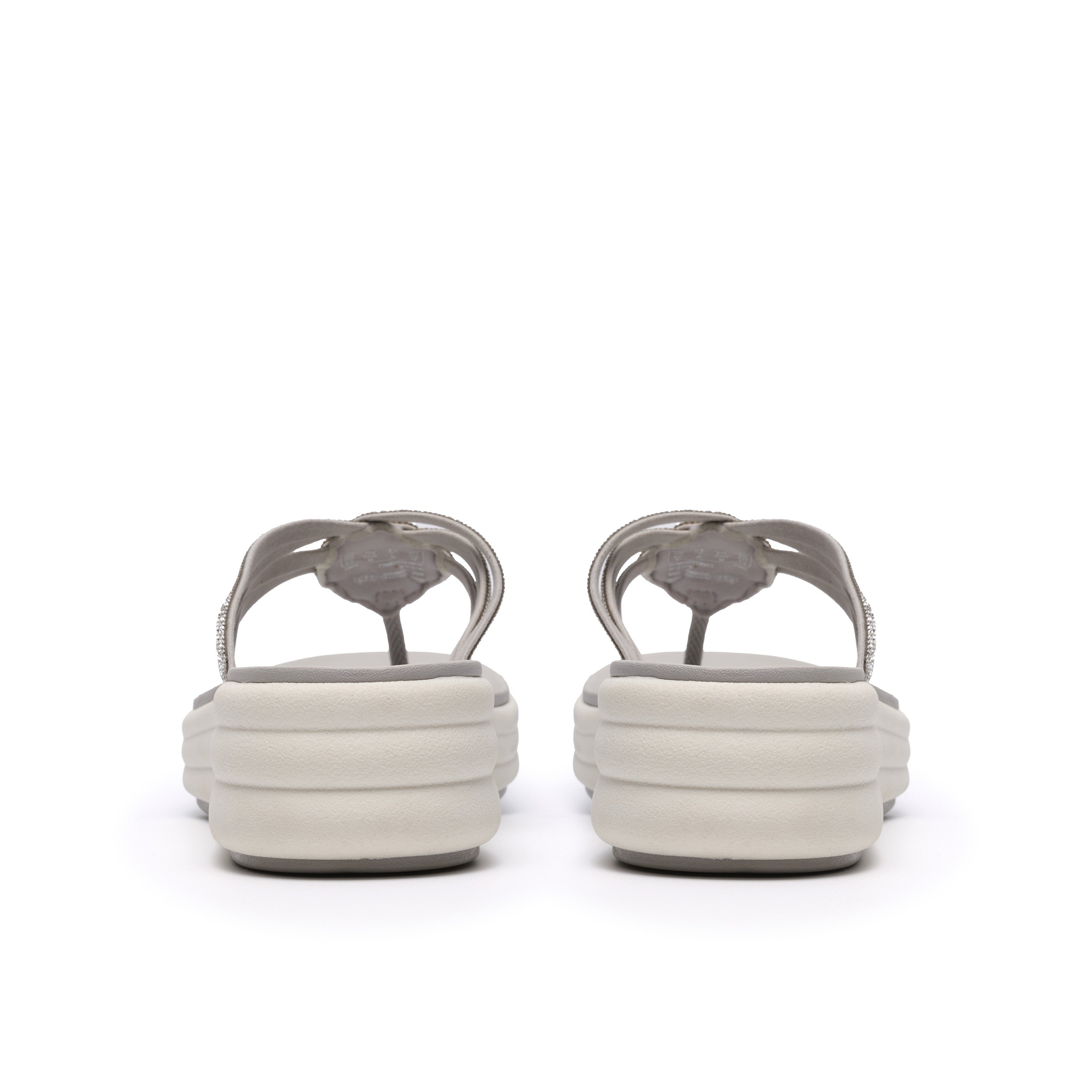 Clarks Women Silver Drift Gem Sandals