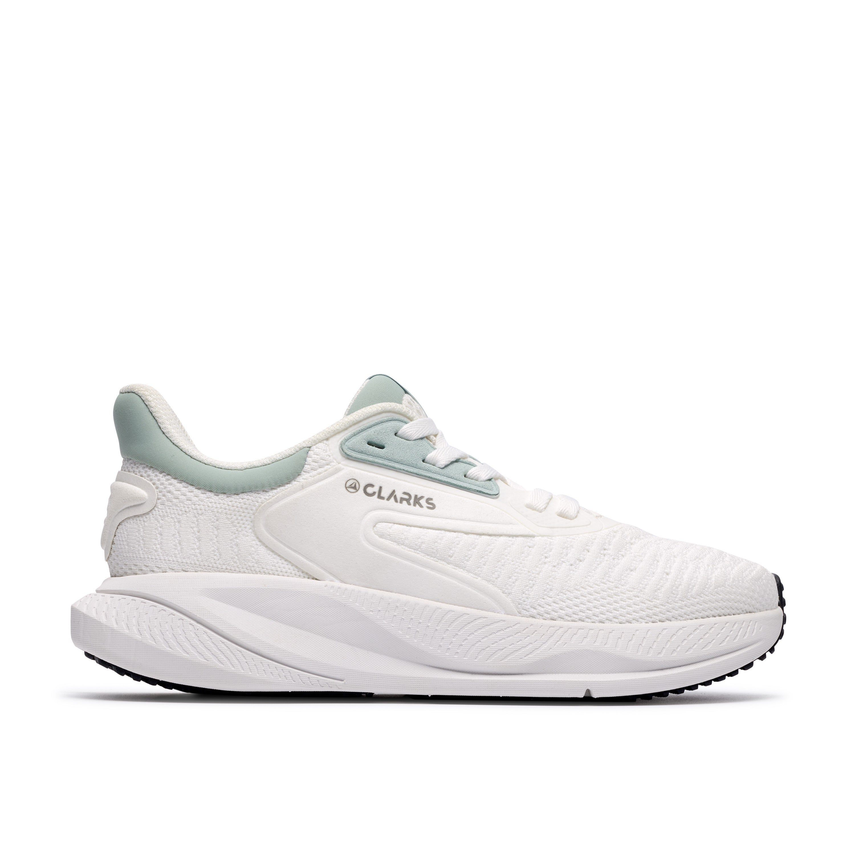 Clarks Women White Pace Move. Shoes