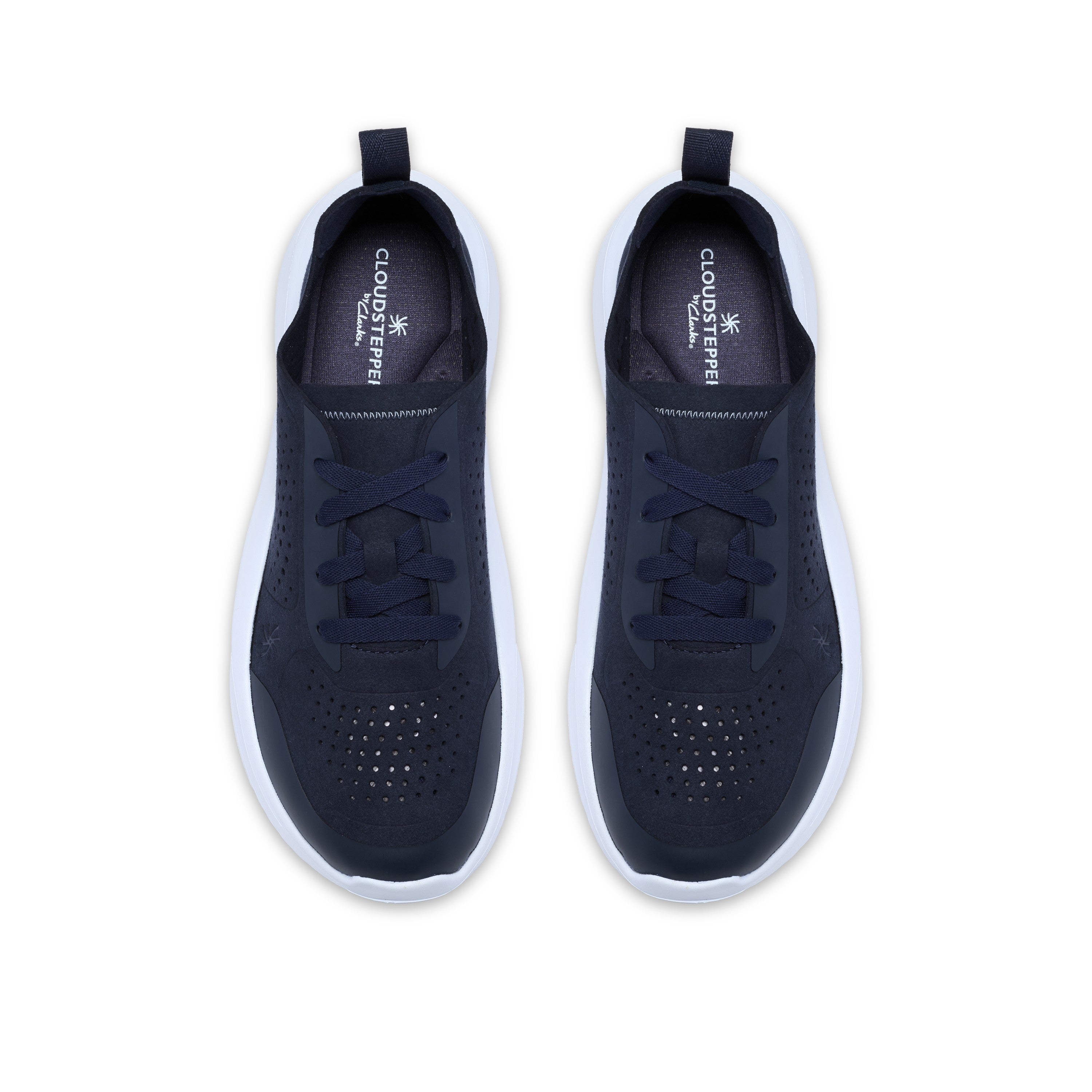 Clarks Women Blue-Navy Solevana Tie Shoes