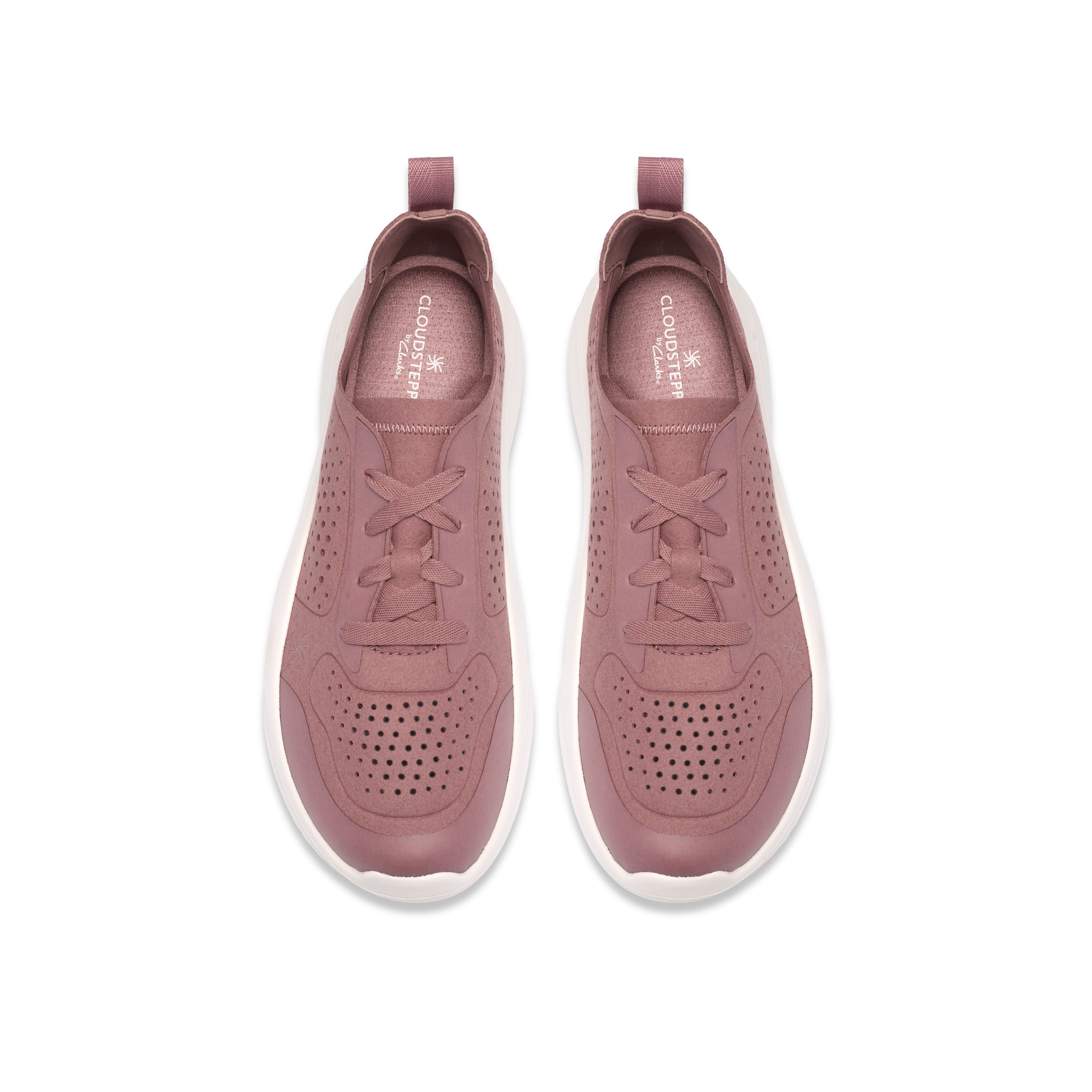 Clarks Women Pink Solevana Tie Shoes
