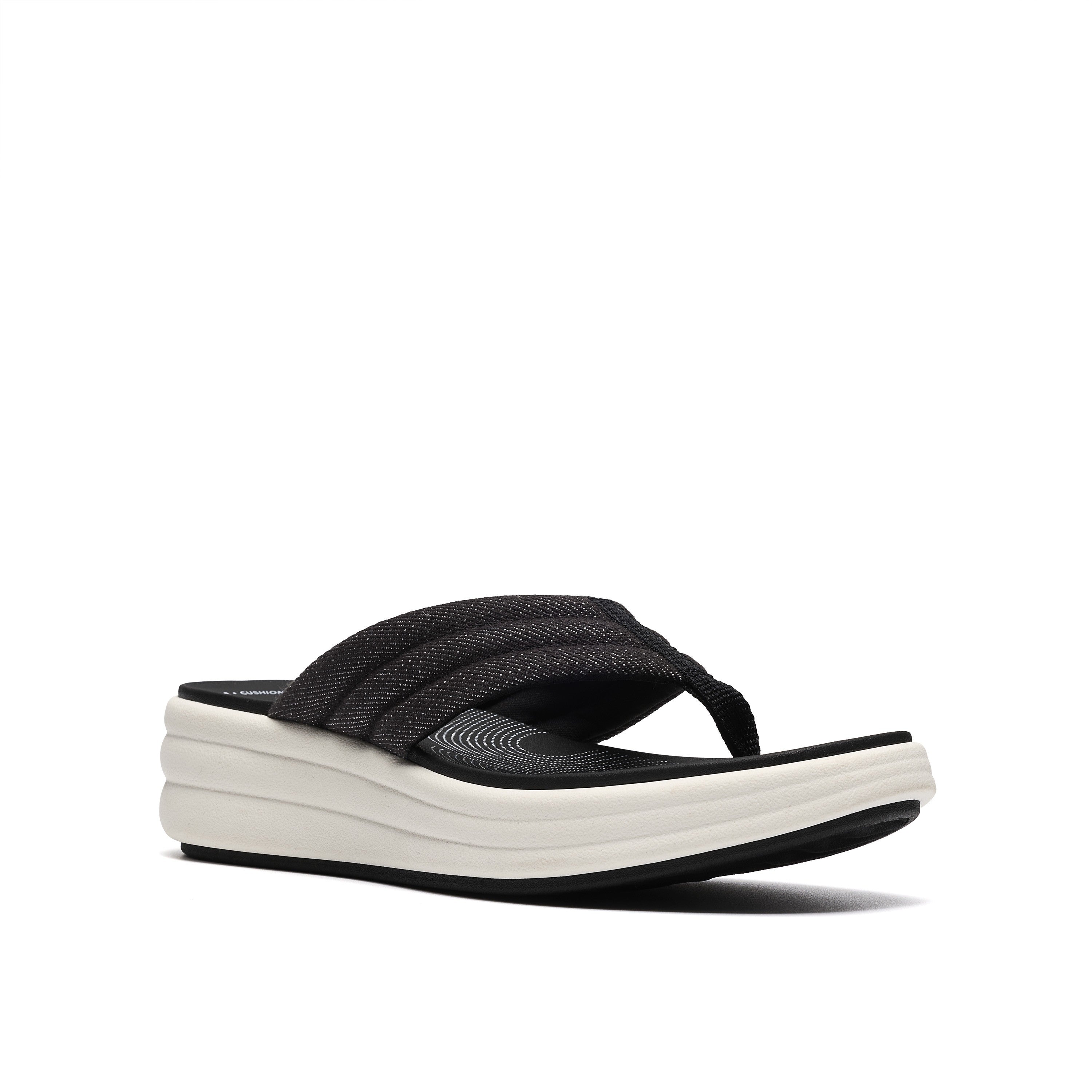 Clarks Women Black Drift Carmen Sandals