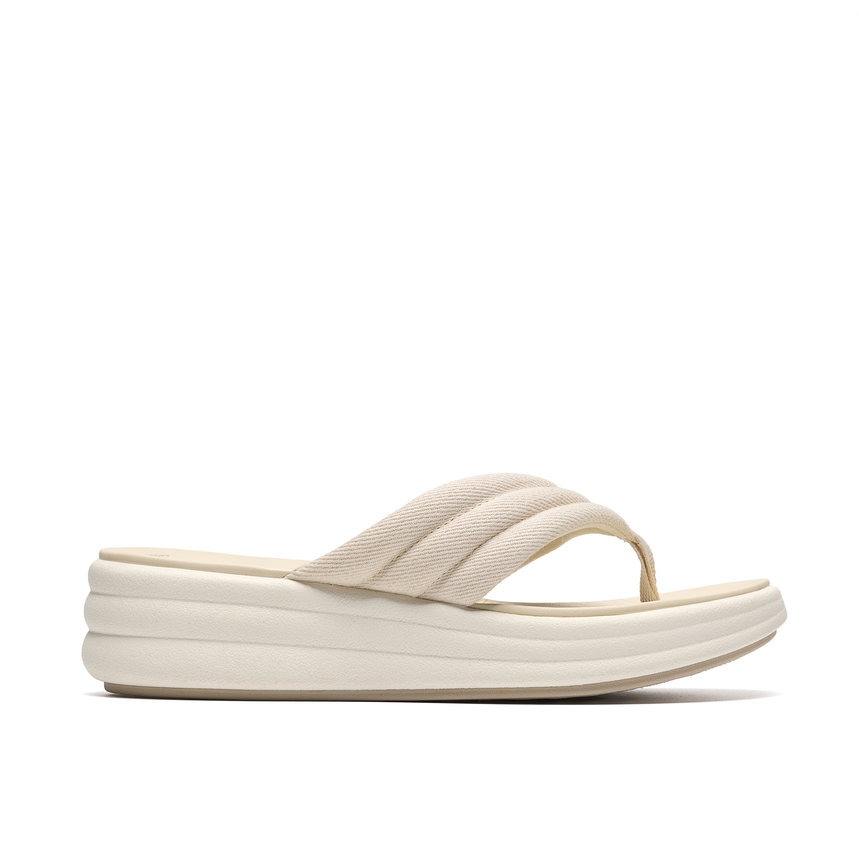 Clarks Women Off-White Drift Carmen Sandals