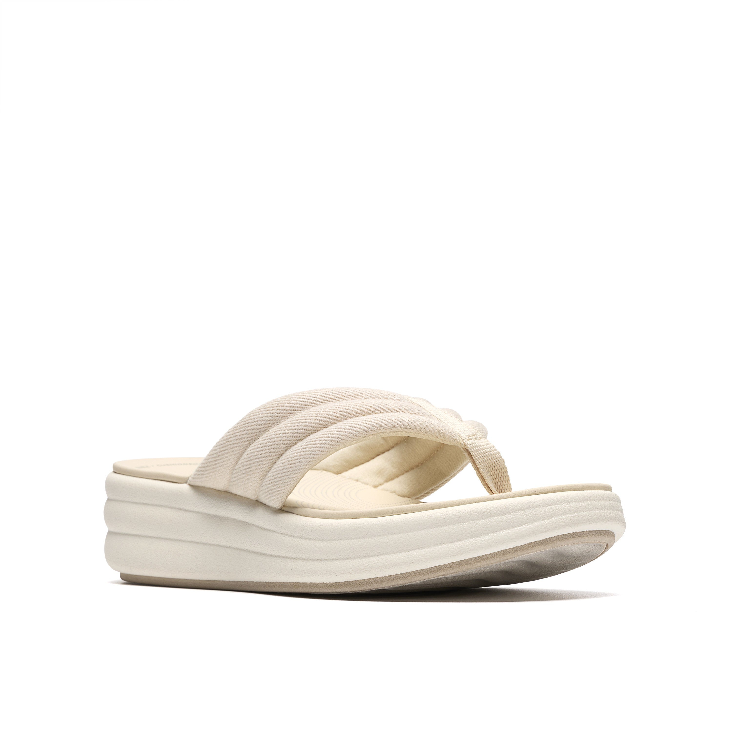 Clarks Women Off-White Drift Carmen Sandals