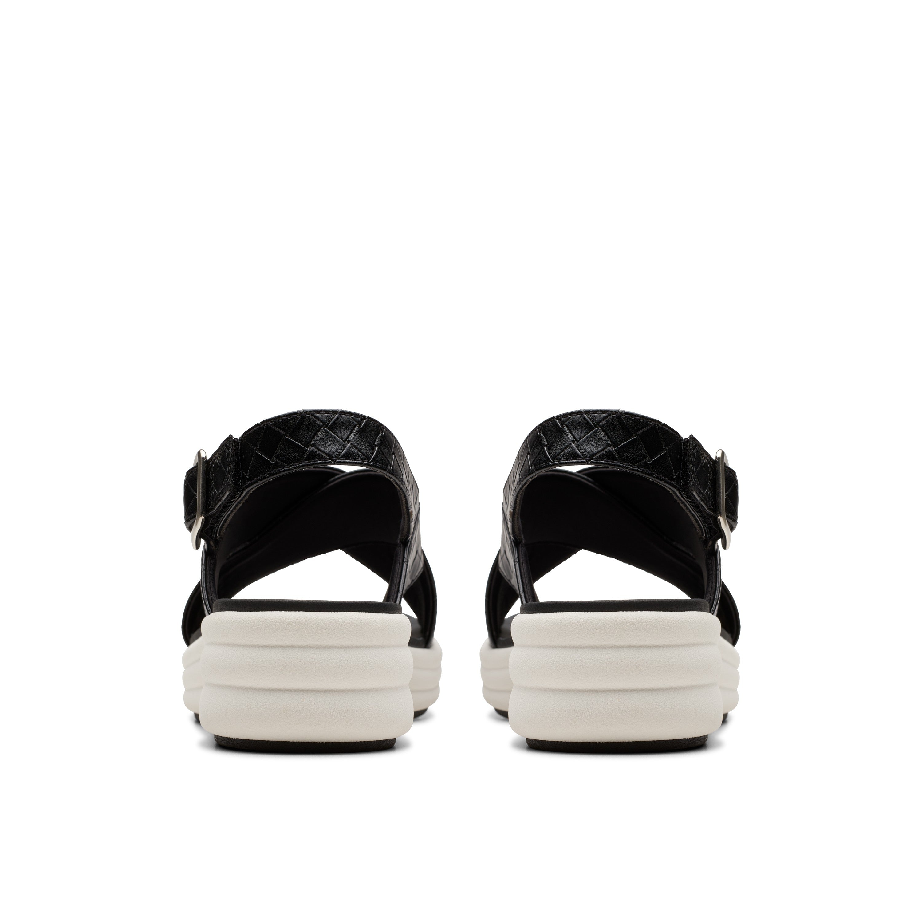 Clarks Women Black Drift Sun Sandals
