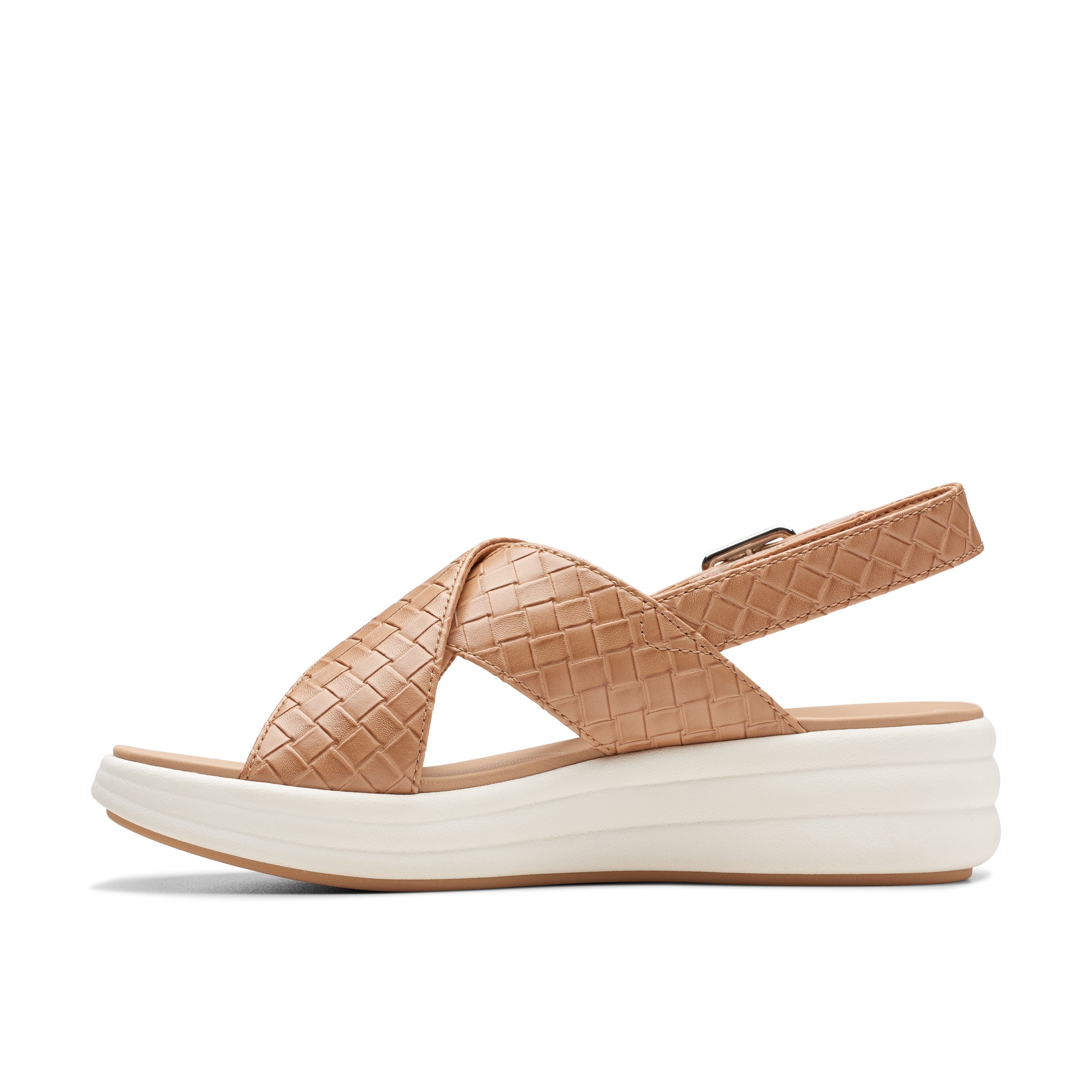 Clarks Women Beige Drift Sun Sandals
