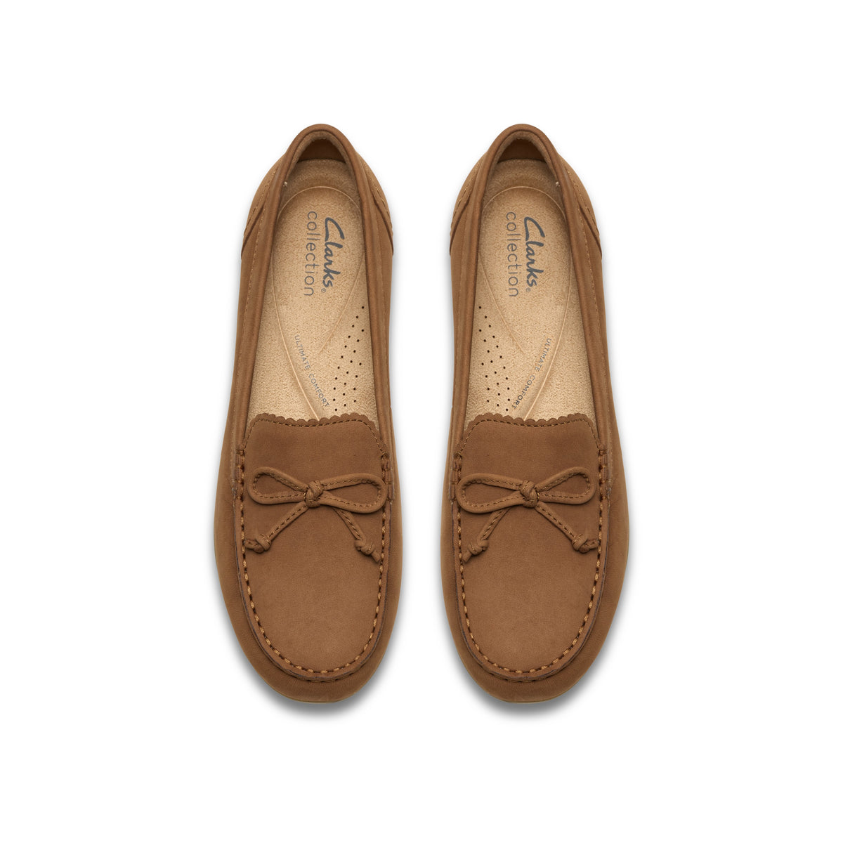 Clarks Women Tan Elliotte Sail Shoes