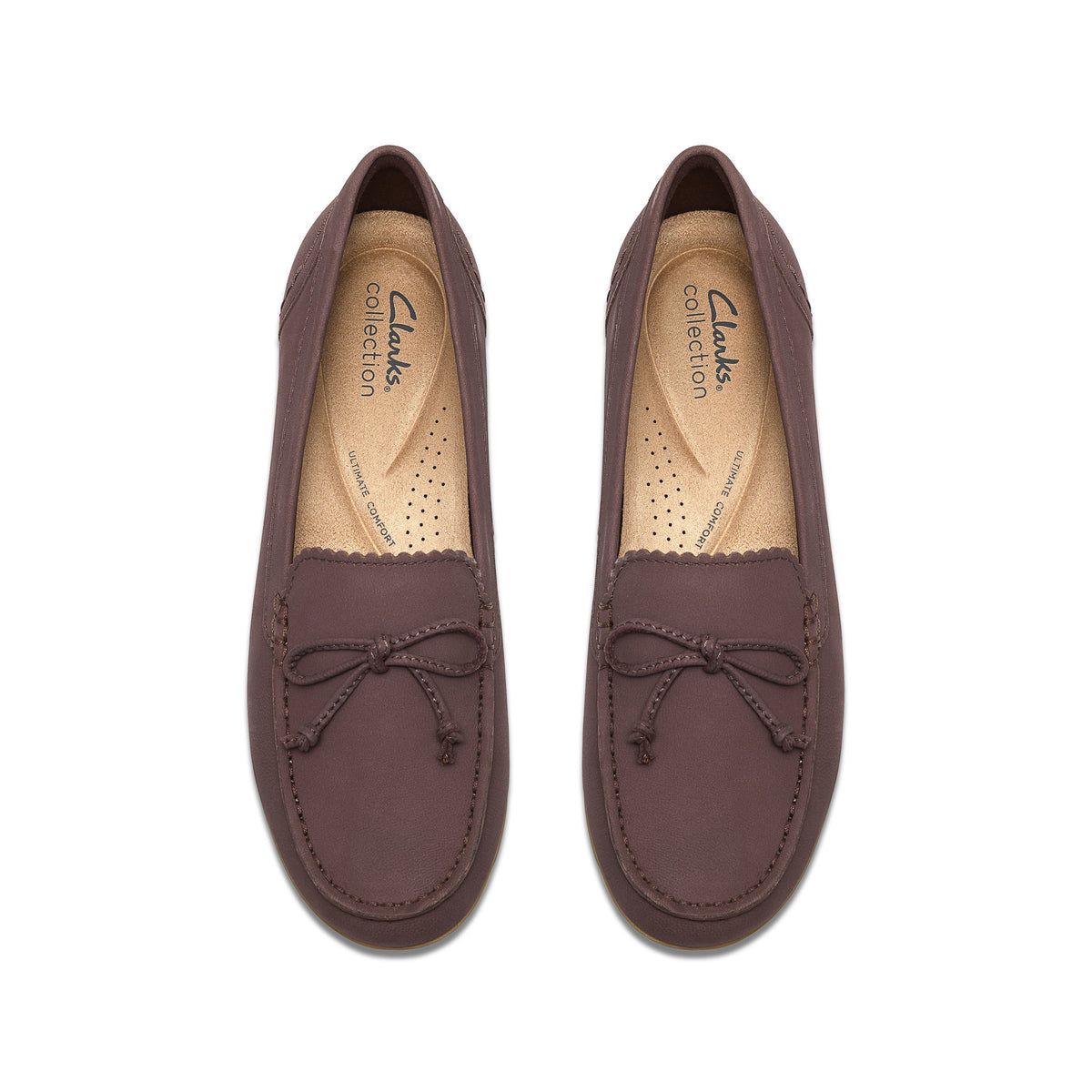 Clarks Women Purple Elliotte Sail Shoes
