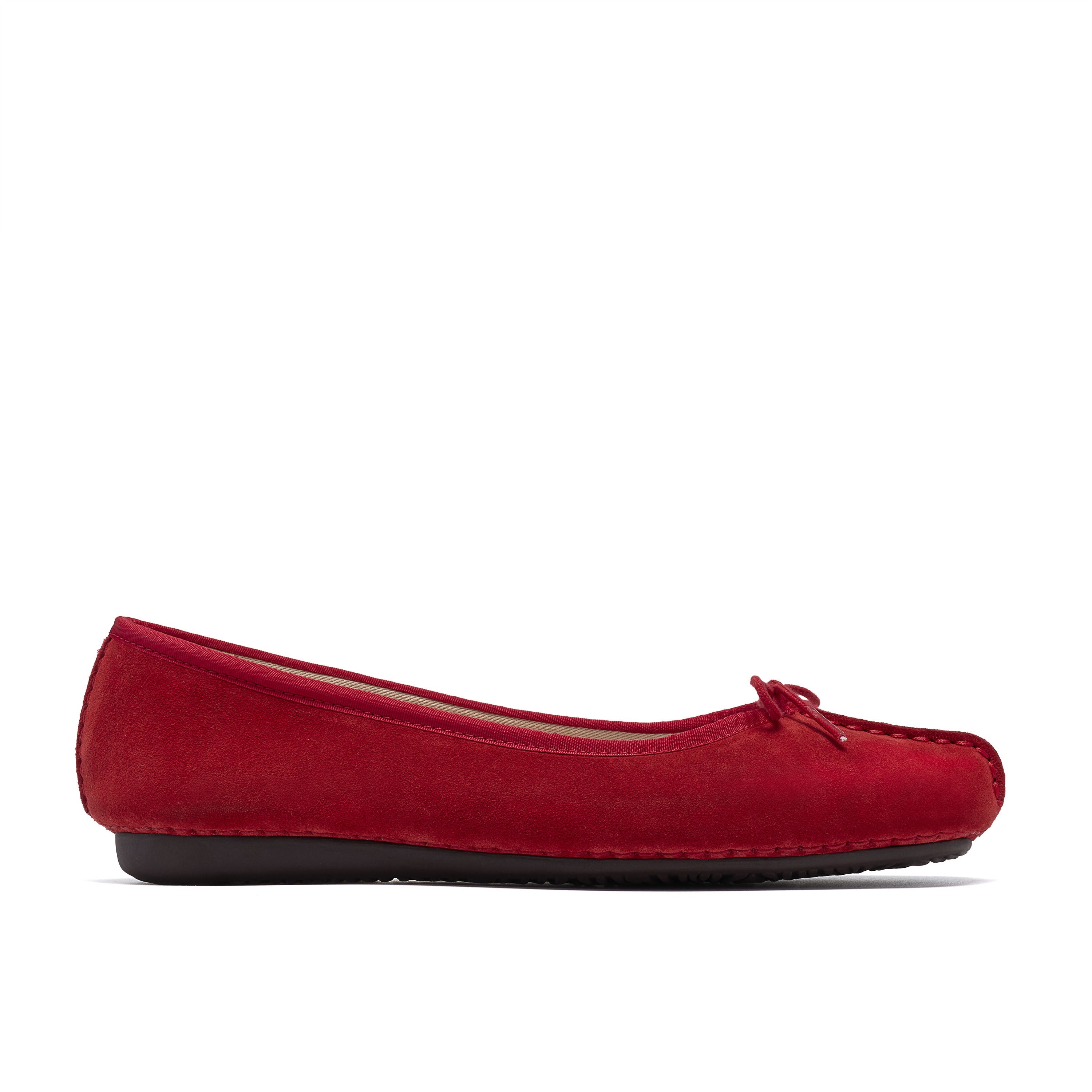 Clarks Women Red Freckle Ice Shoes