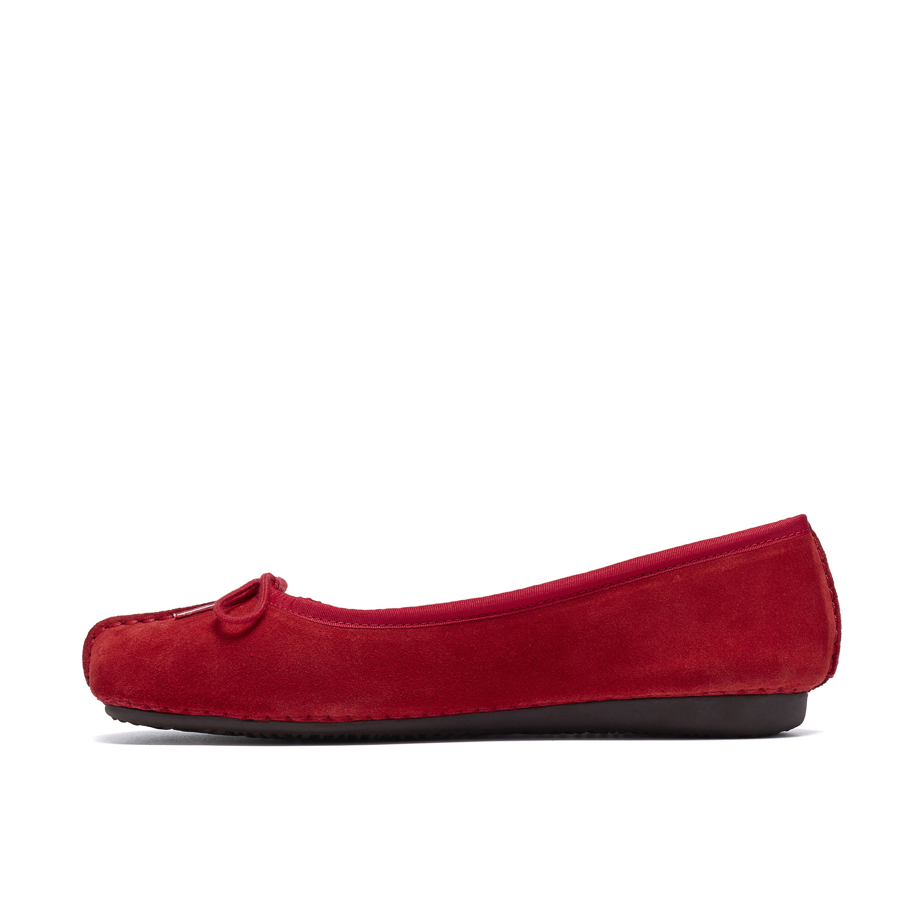 Clarks Women Red Freckle Ice Shoes